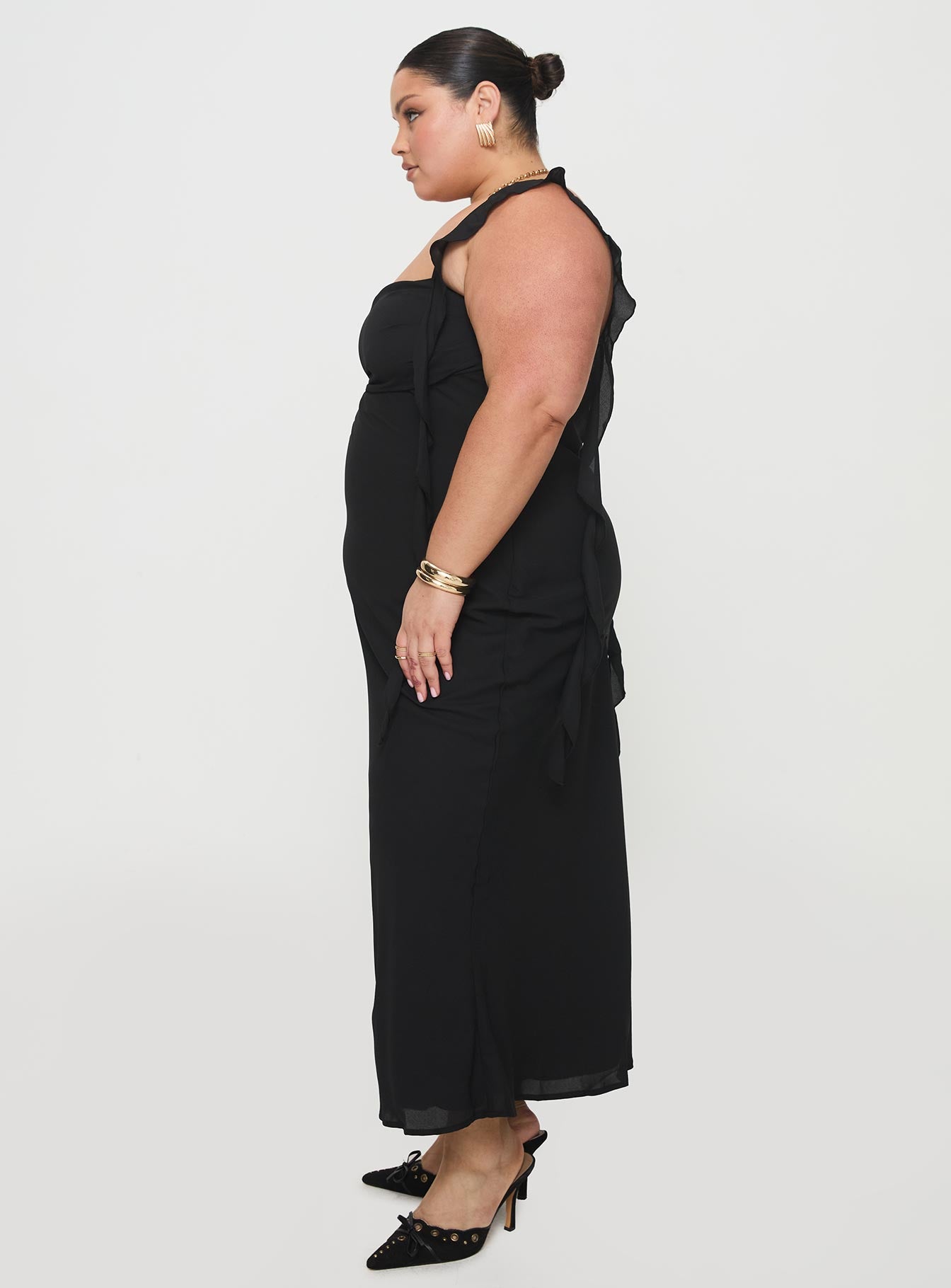Lanai Maxi Dress Black Curve - Image 4