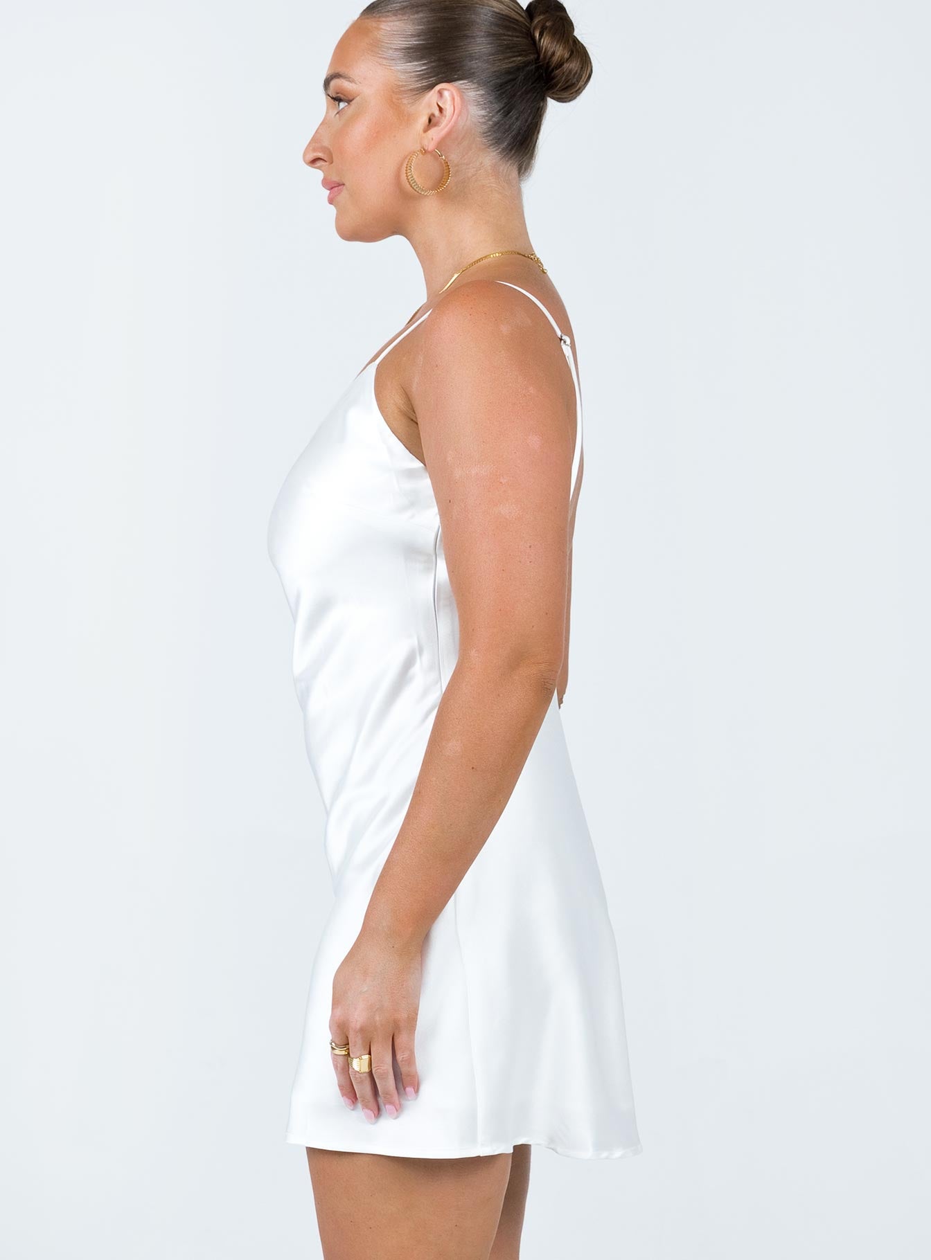 Kalesi Mini Dress White - Image 4