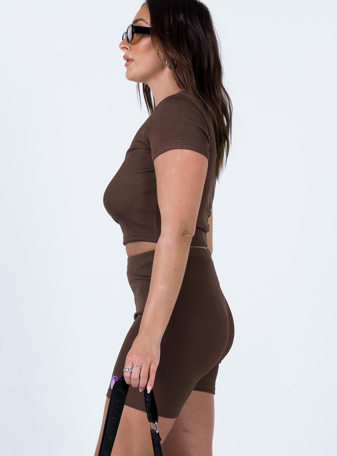 Happiness Bike Shorts Brown - Image 3