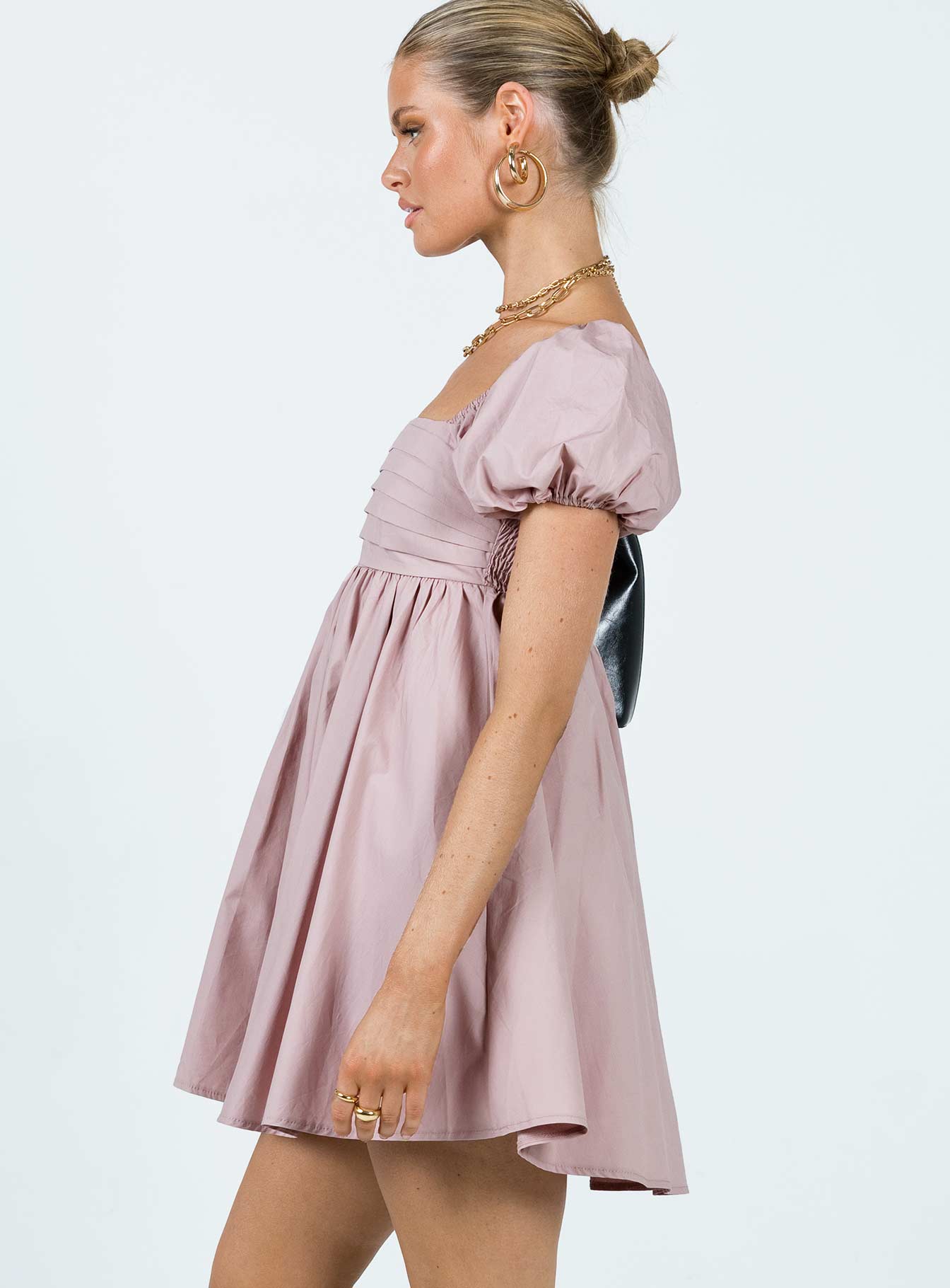 Getaway Mini Dress Pink - Image 3