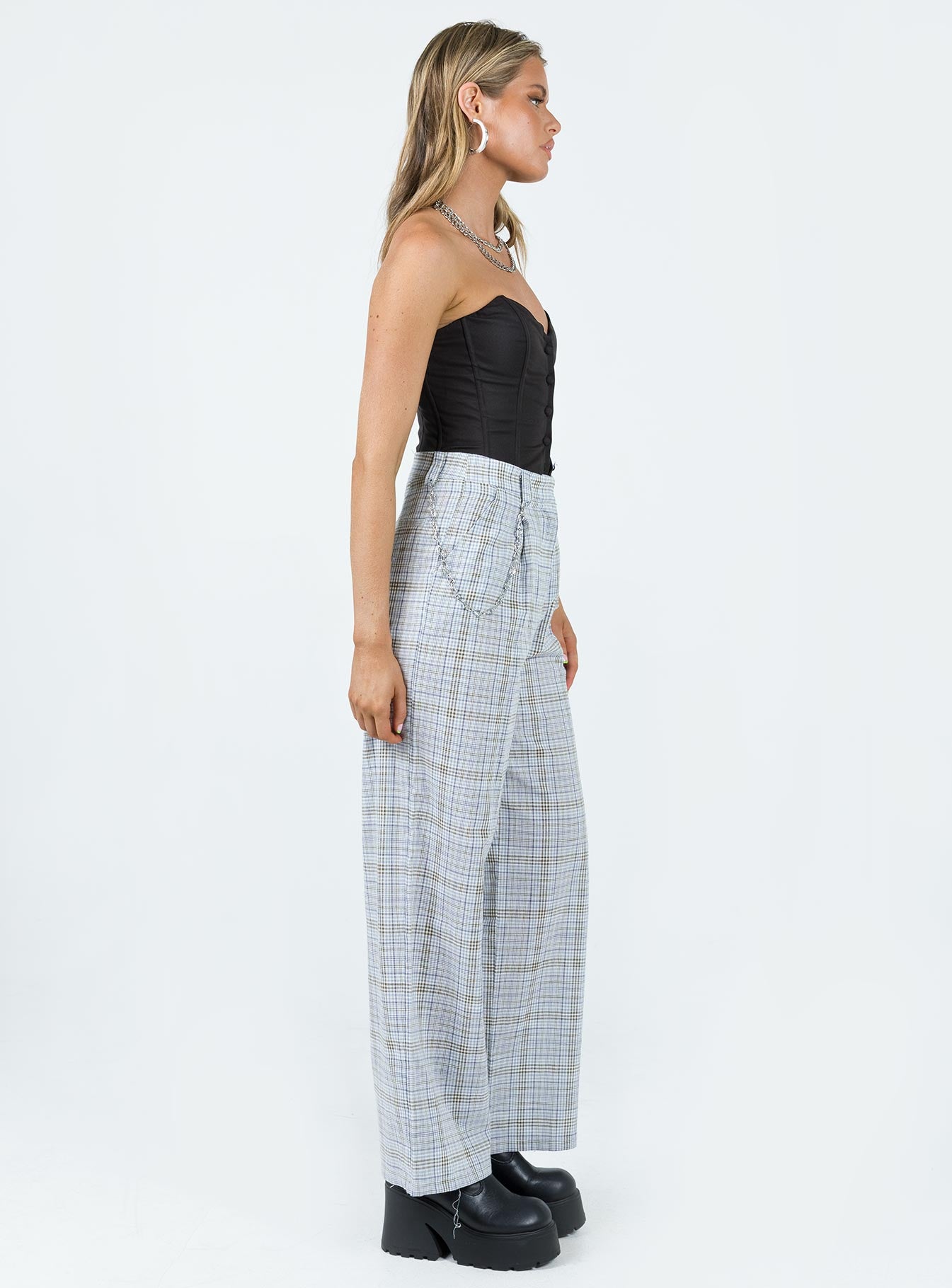 Sebastian Pant Blue Plaid - Image 3
