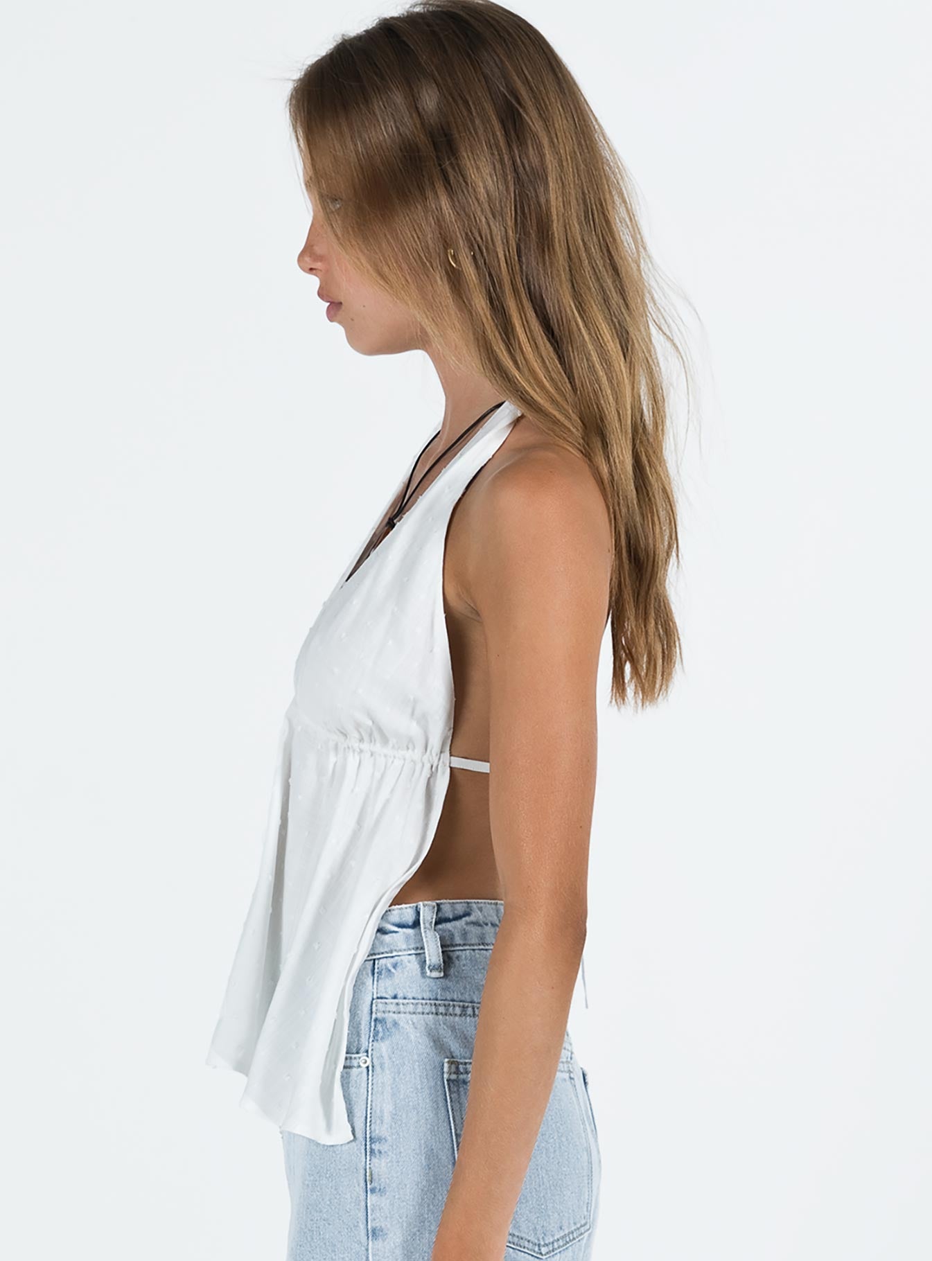 Luza Halter Top White - Image 7