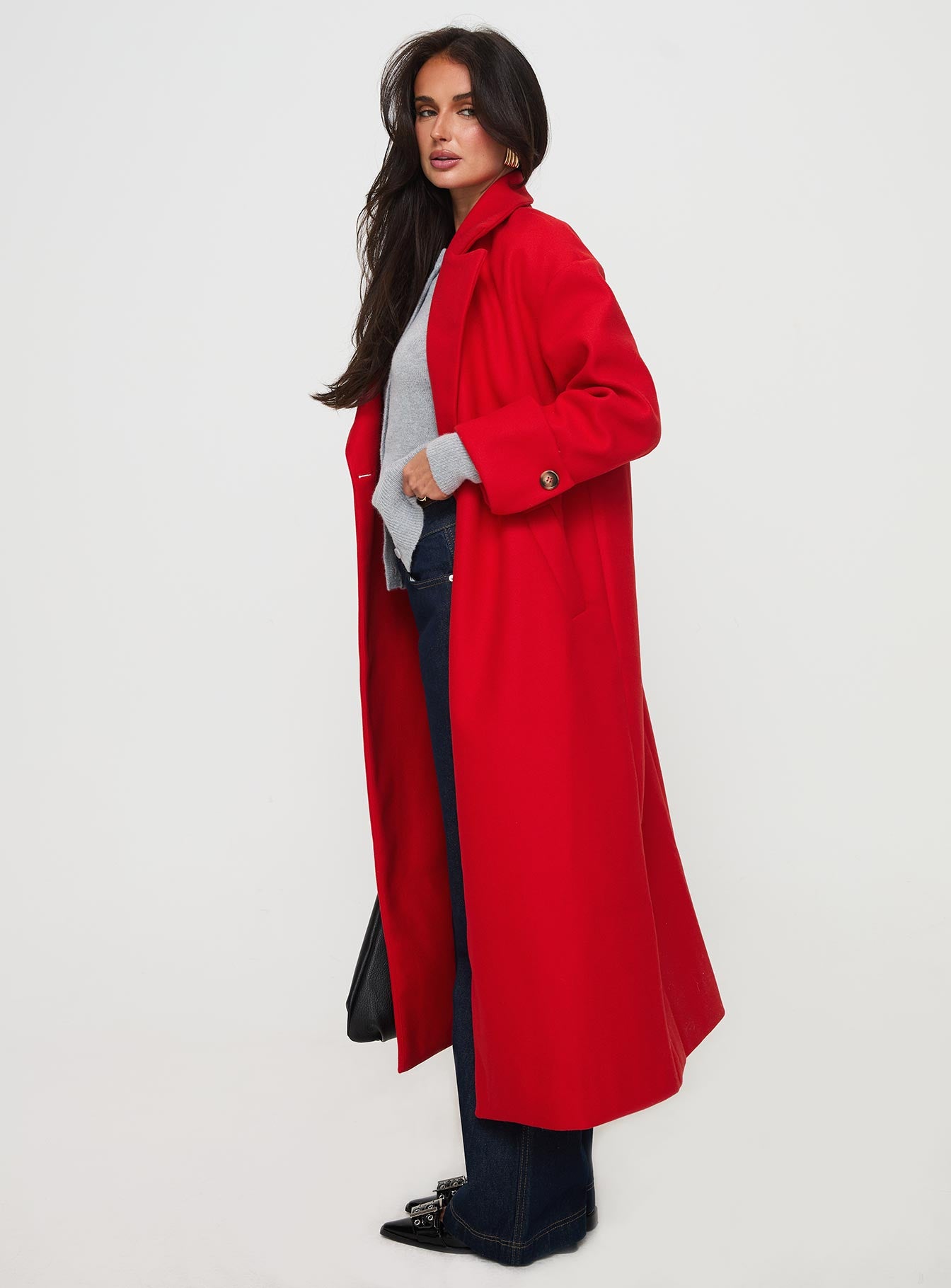 Mirandah Coat Red - Image 4
