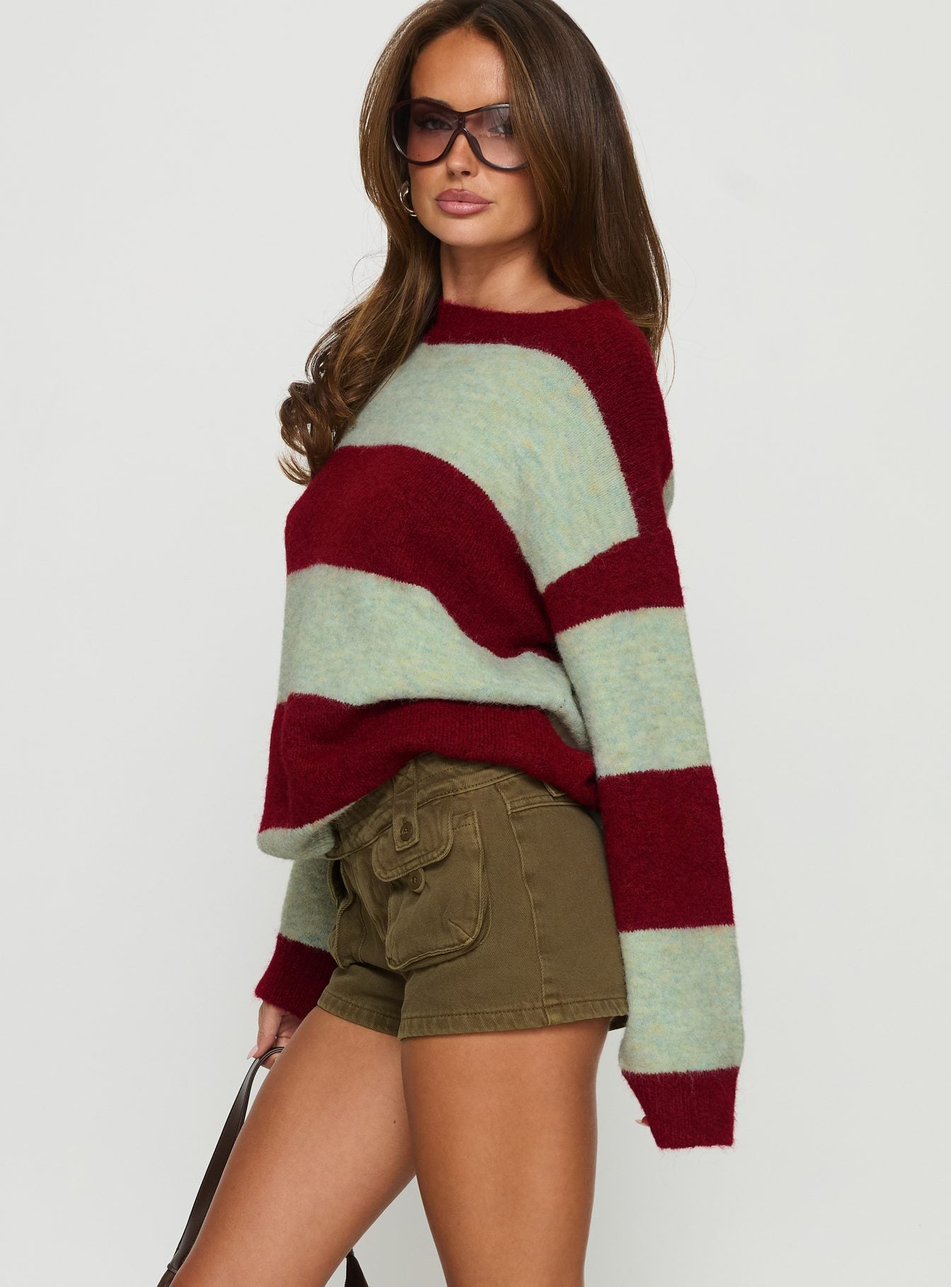 Headphones On Micro Cargo Short Green - Image 3