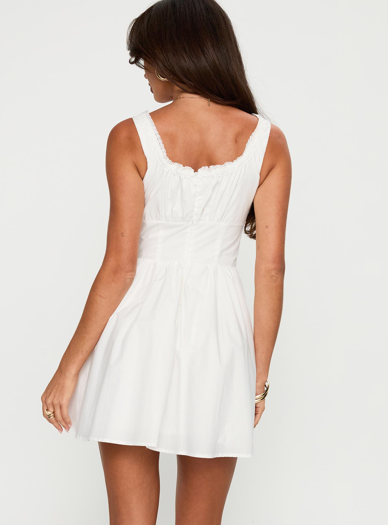 Chasing Horizons Mini Dress White - Image 5