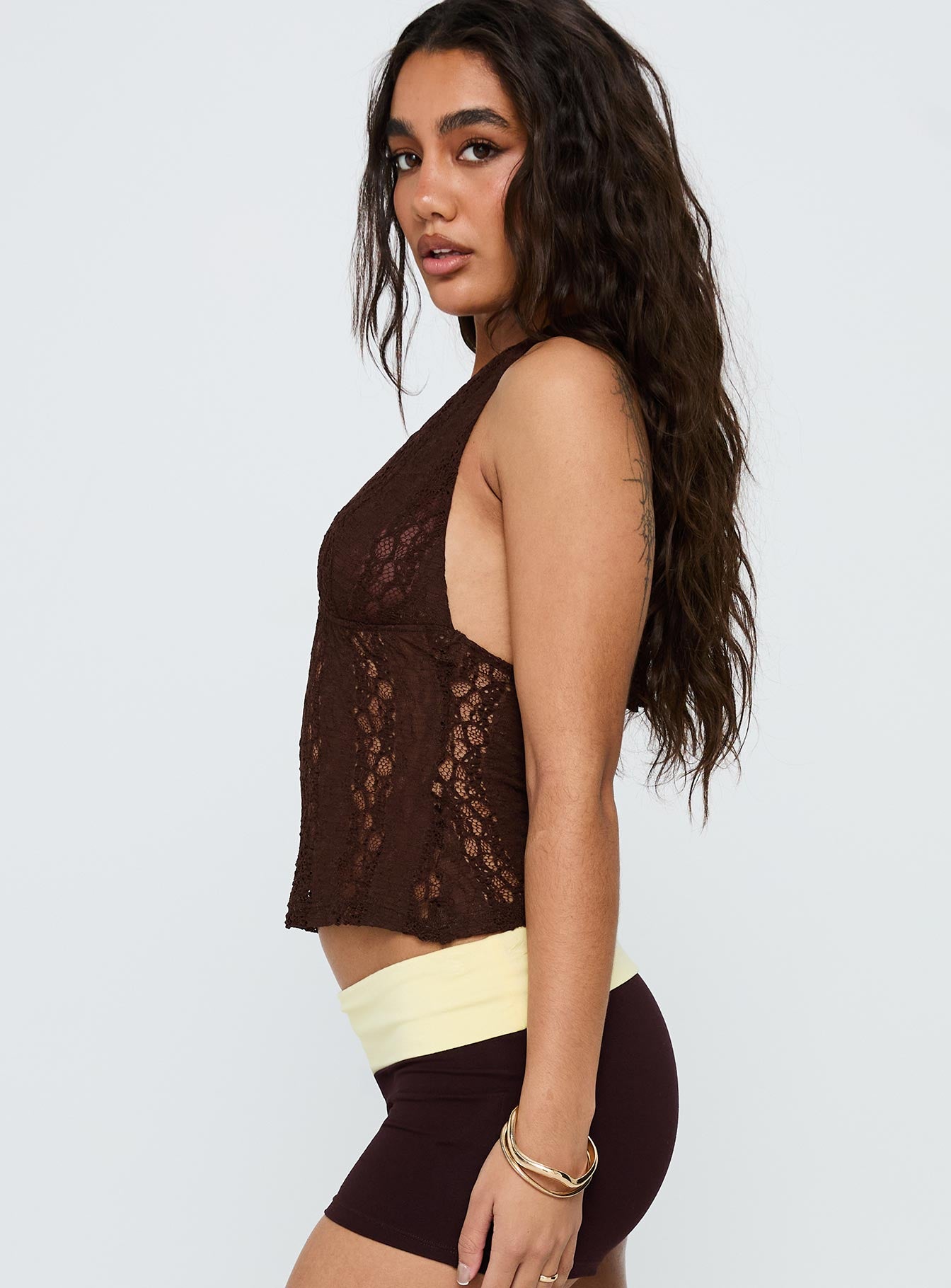 Cruizer Halter Top Chocolate - Image 4