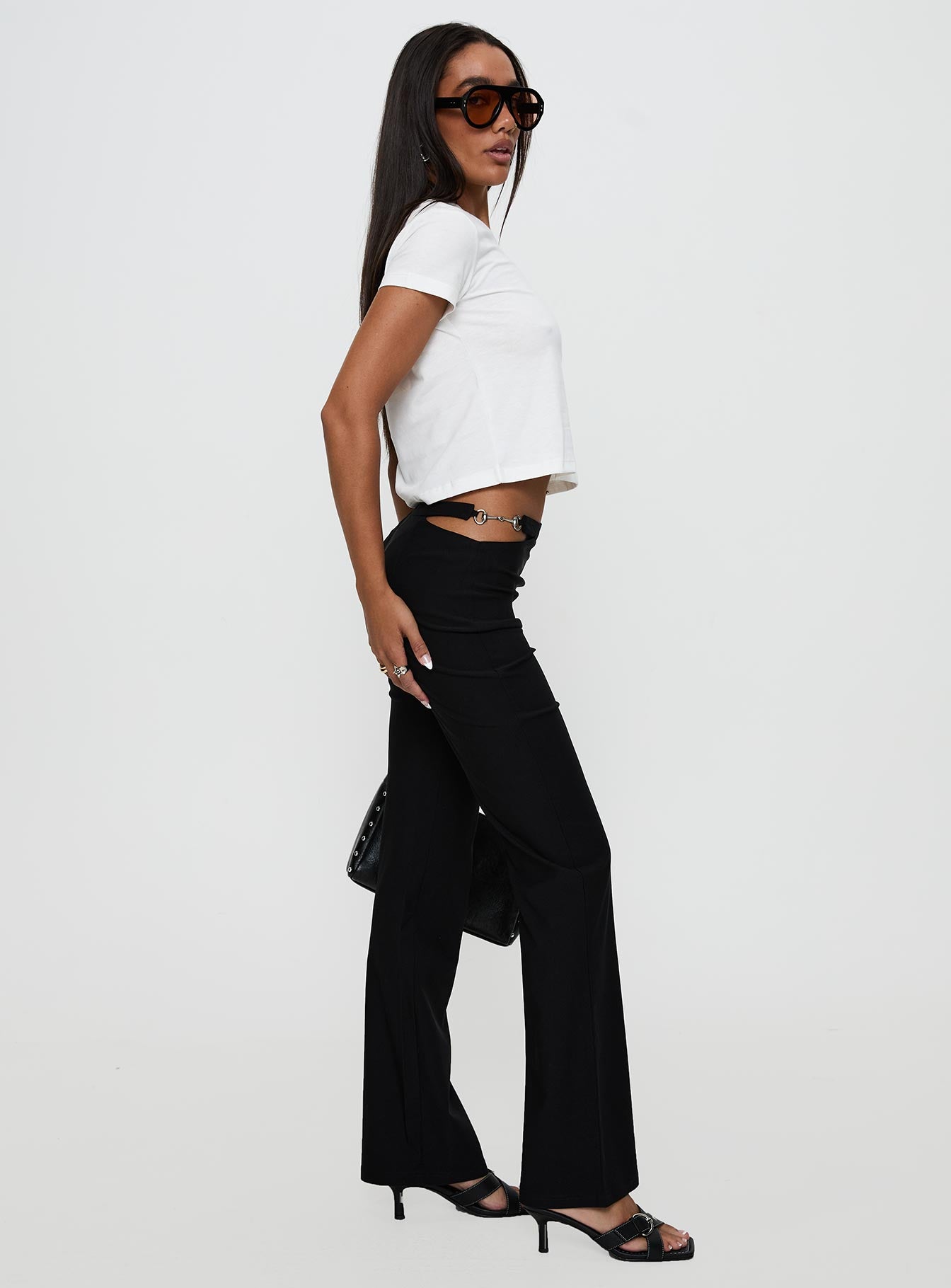 Eyes On You Flare Pants Black - Image 4