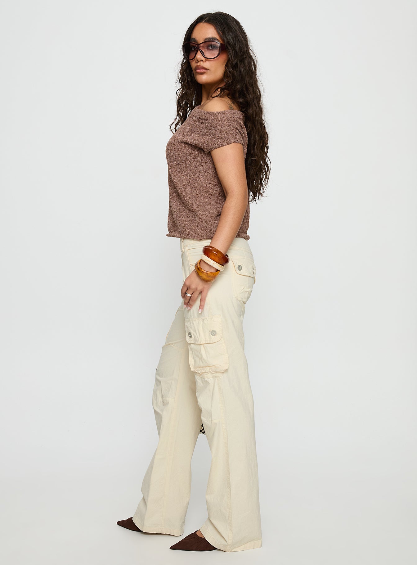 Remmi Cargo Pants Cream - Image 4