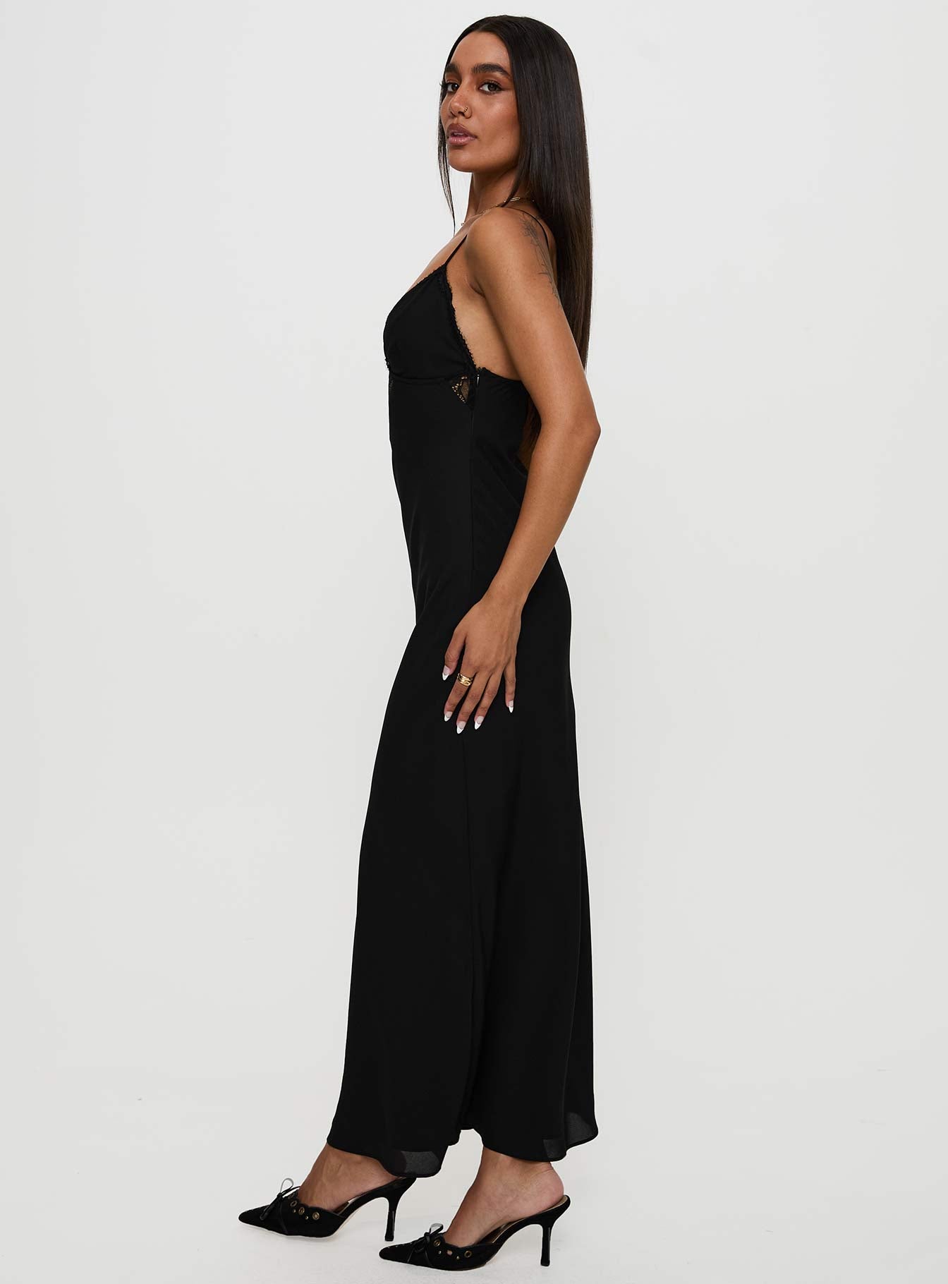 Artea Maxi Dress Black - Image 4