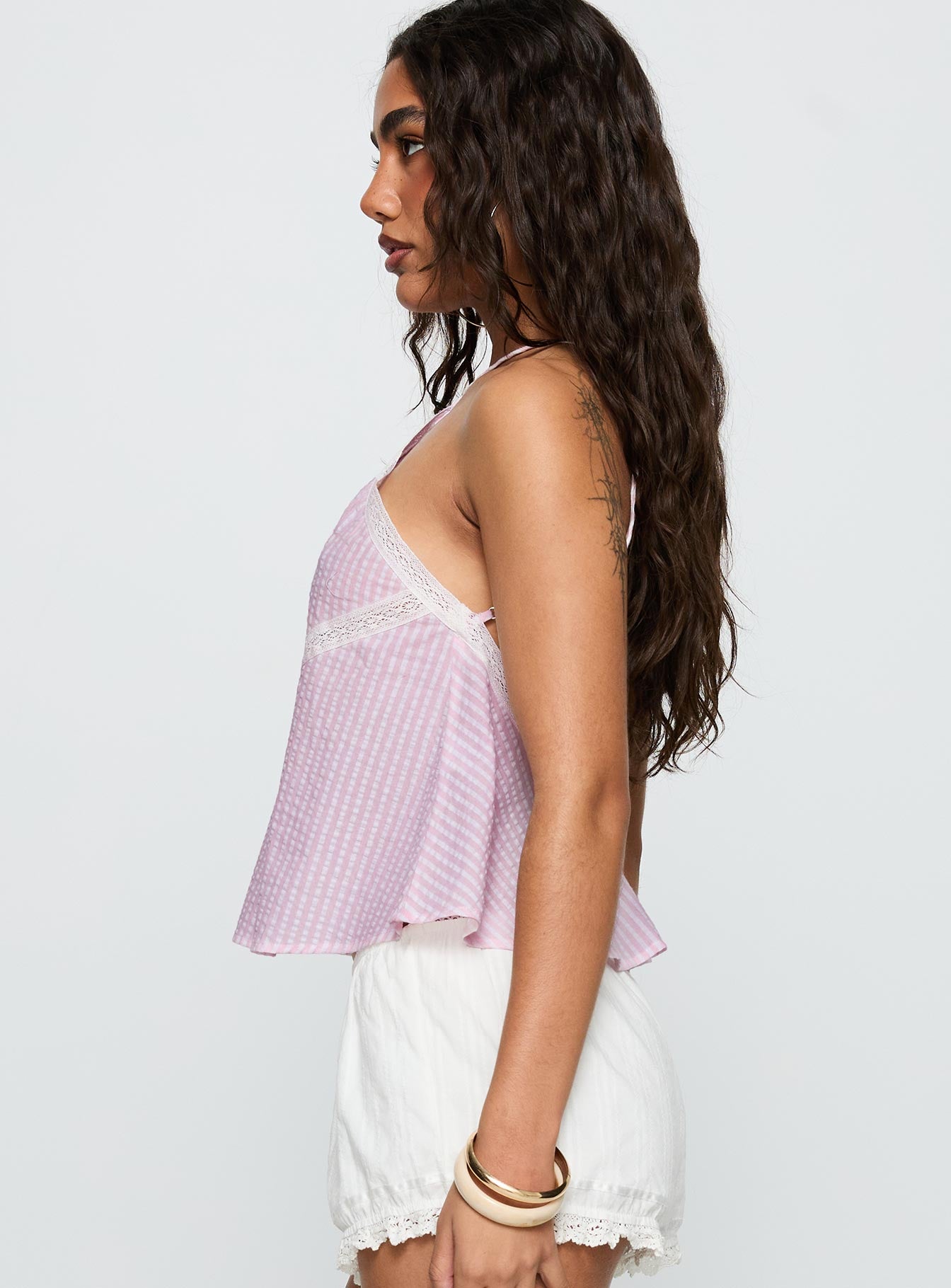 Jezabele Halter Top Pink Stripe - Image 4