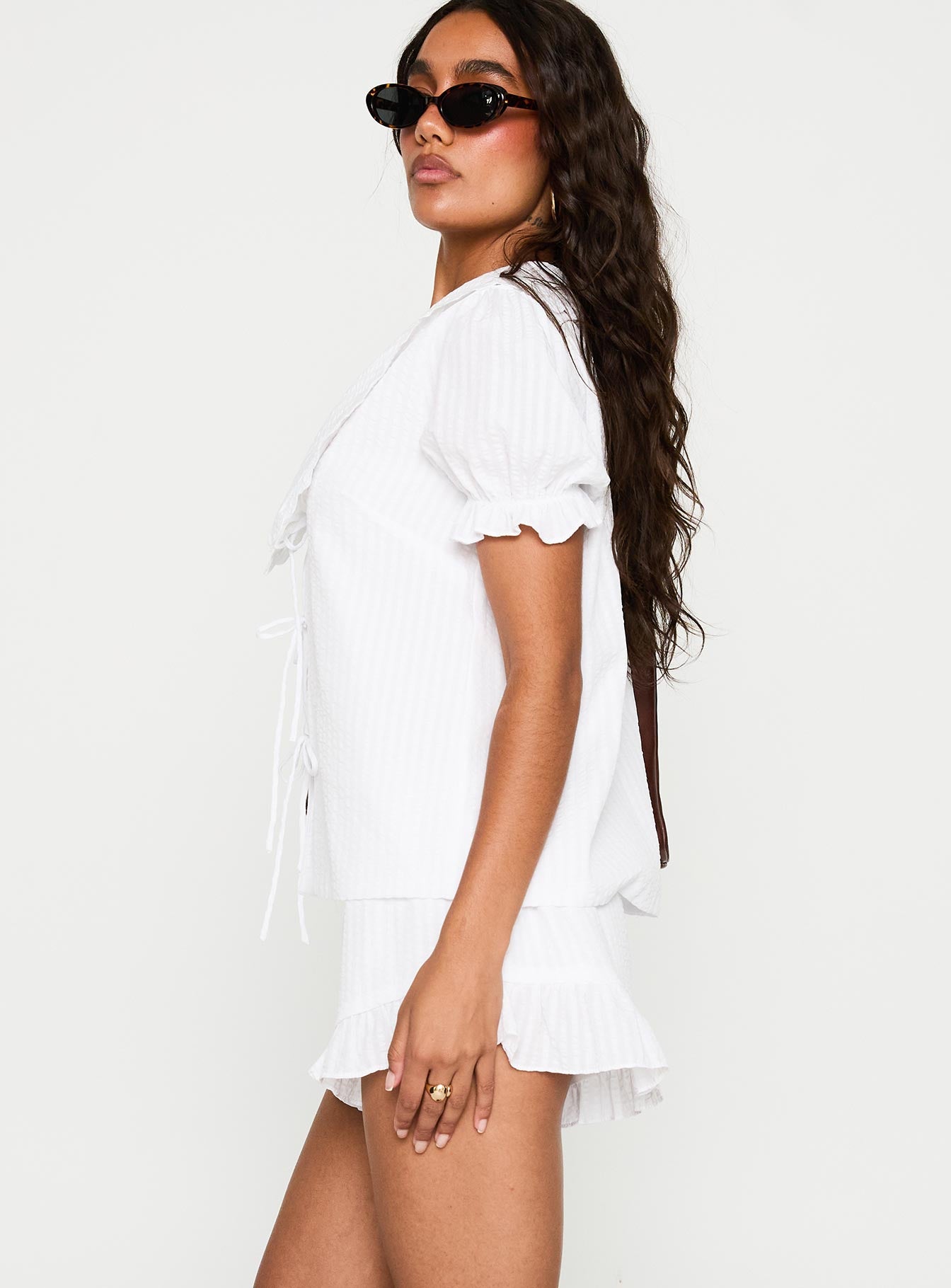 Eternal Sun Collared Set White - Image 4