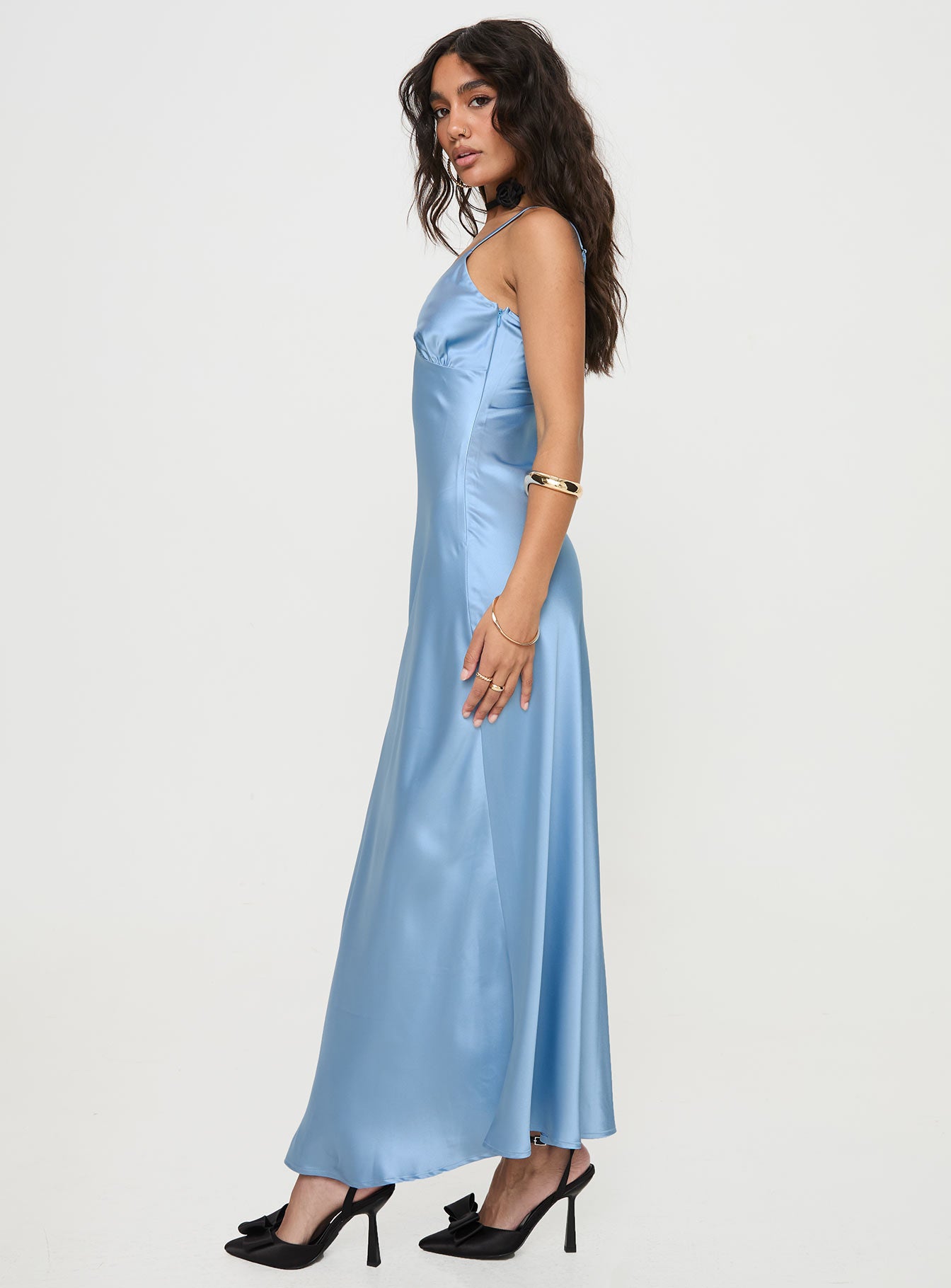 Adamstone Maxi Dress Blue - Image 4
