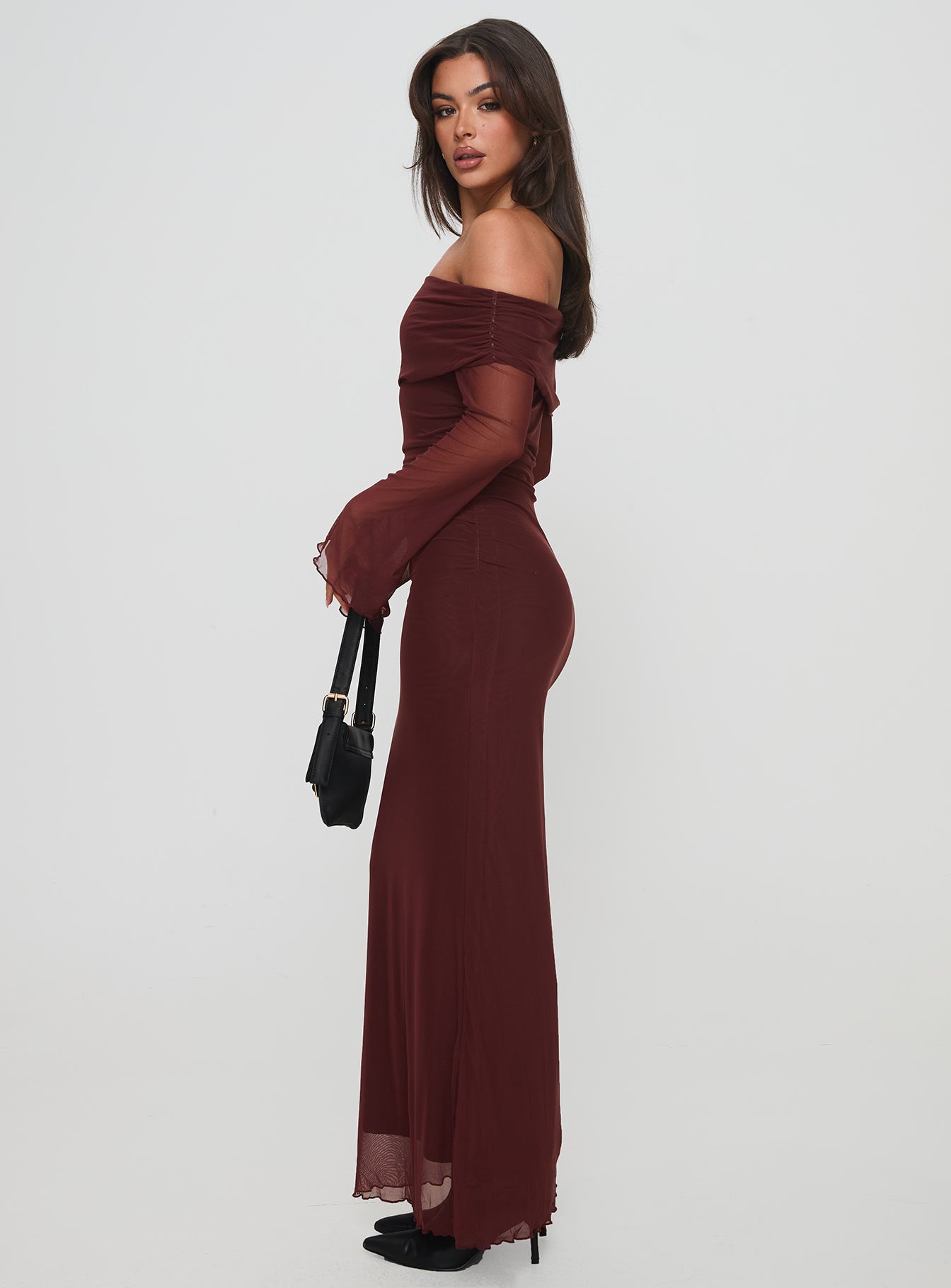Consideration Maxi Dress Chocolate - Image 3
