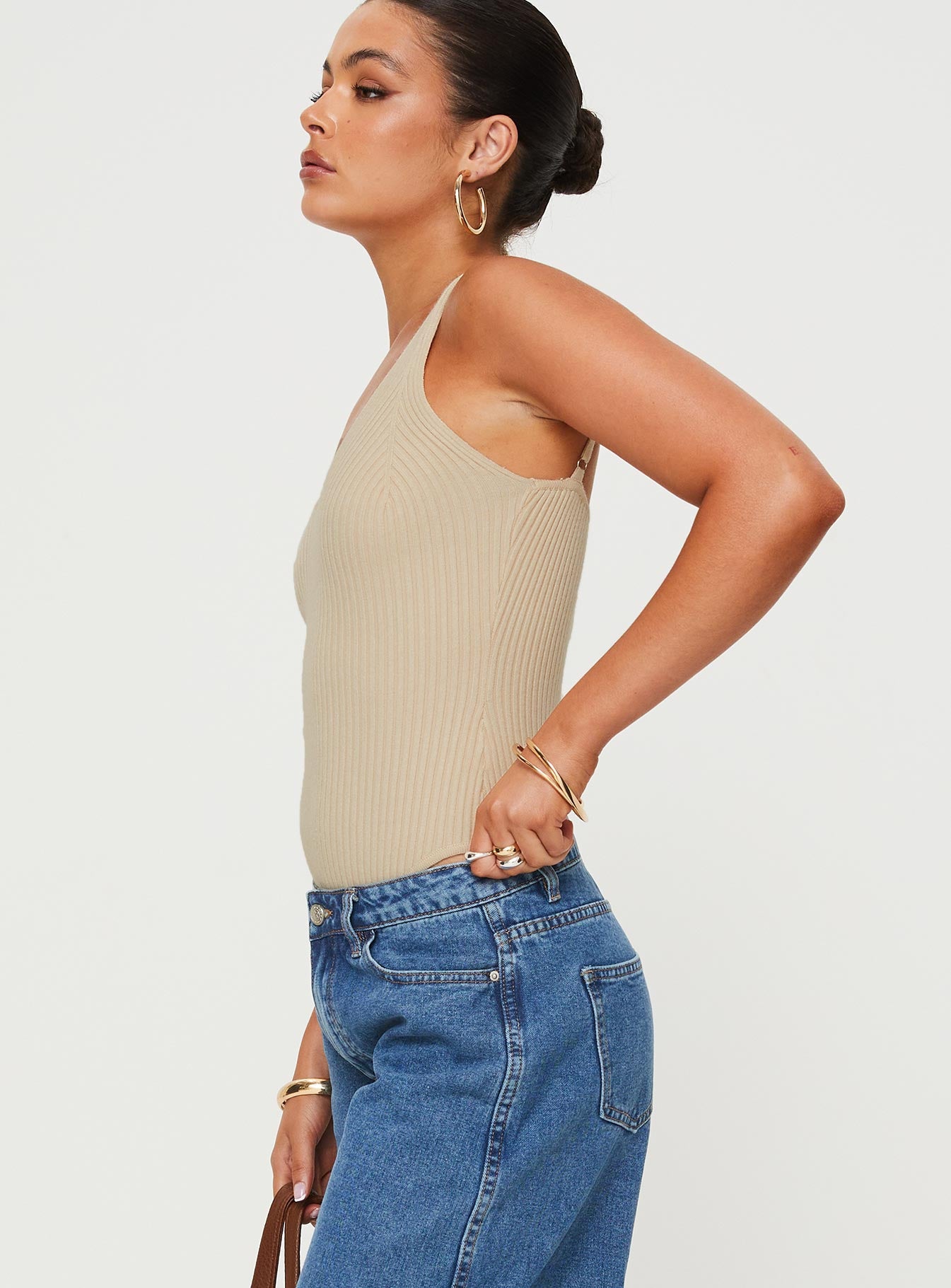 Keenan Bodysuit Beige - Image 4