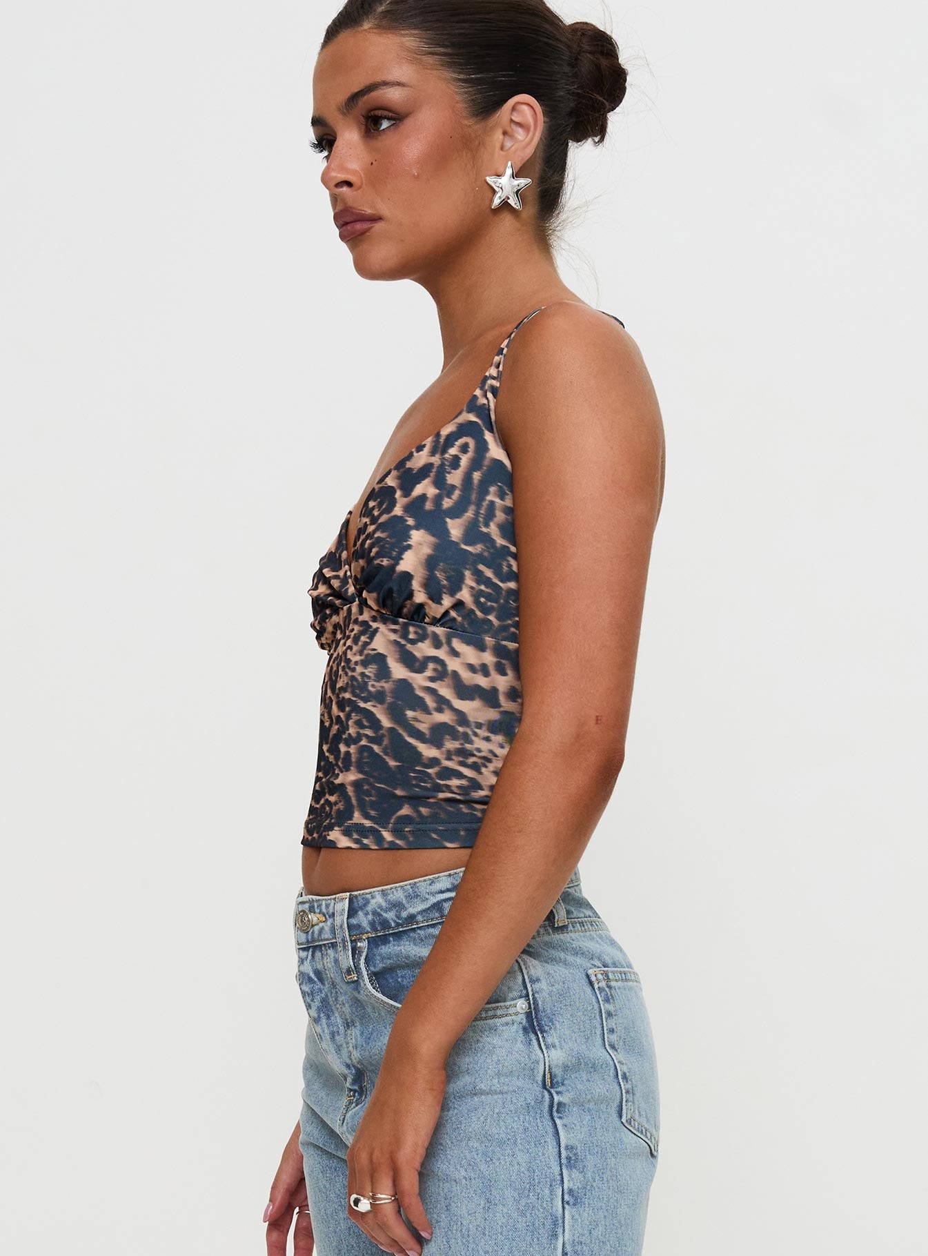 Wandella Tank Brown Leopard - Image 7