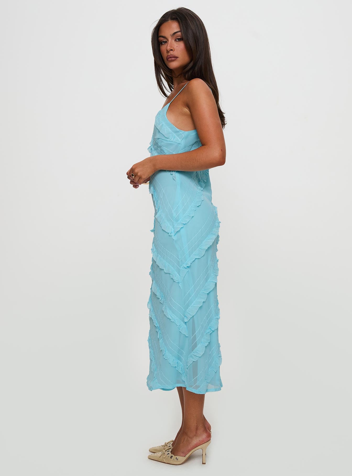 Lars Maxi Dress Turquoise - Image 7