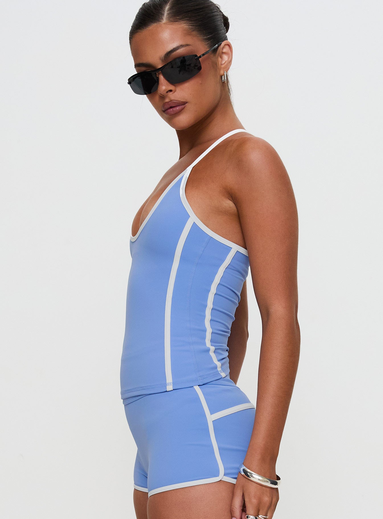 Fast Track Active Halter Top Blue - Image 4