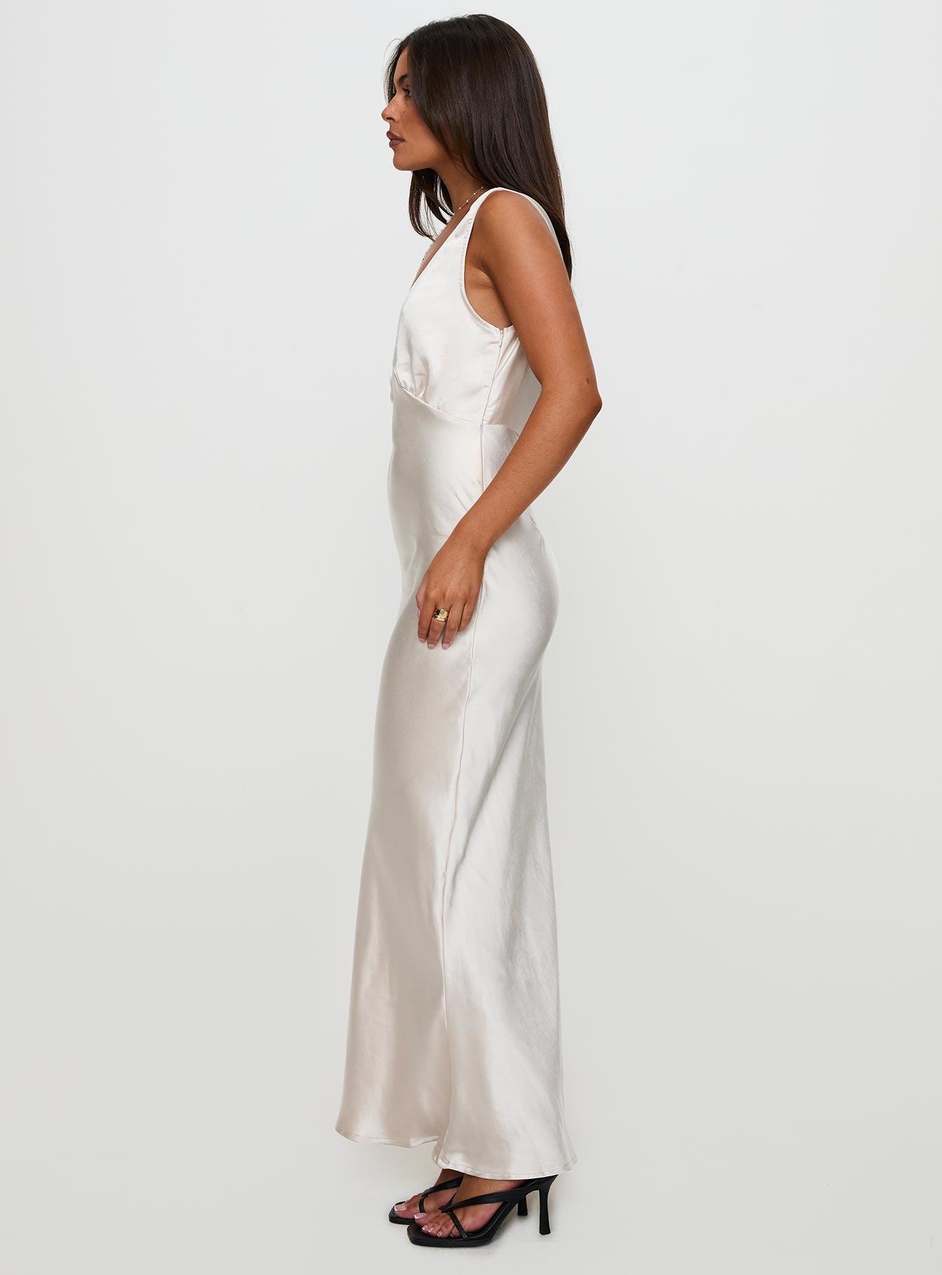 Allegra Maxi Dress Champagne - Image 10