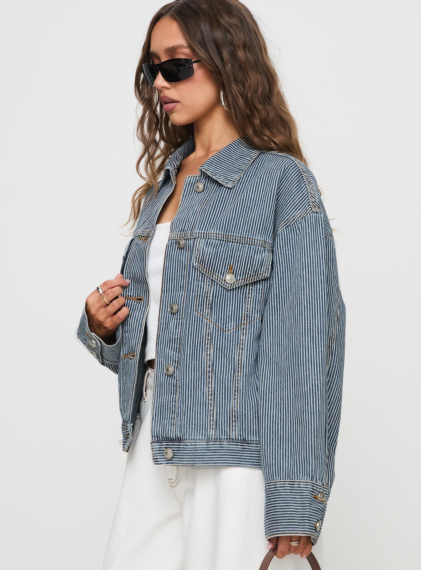 Eternal Sunshine Jacket Dark Wash Denim - Image 3