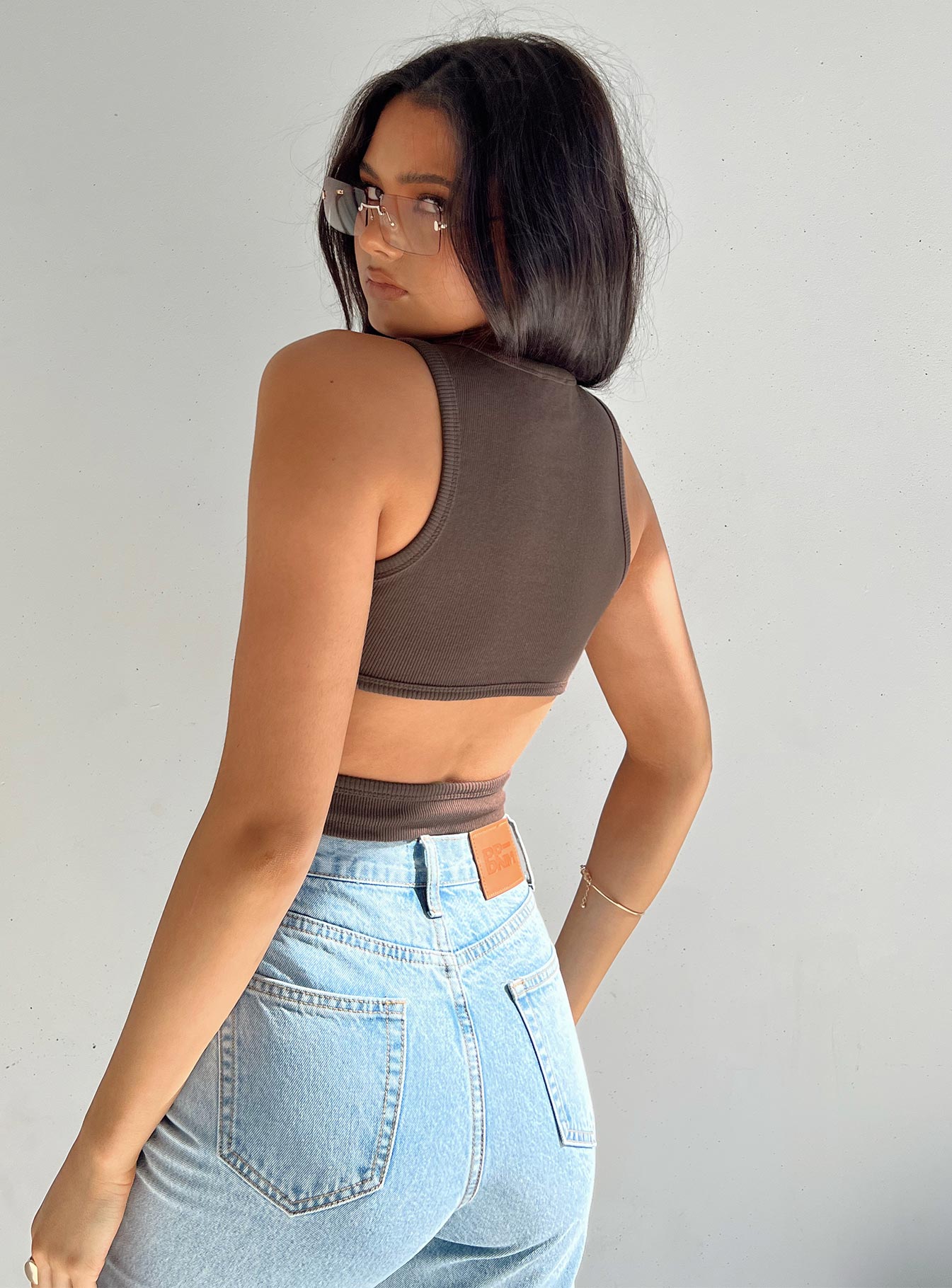 Kamelia Top Brown - Image 4