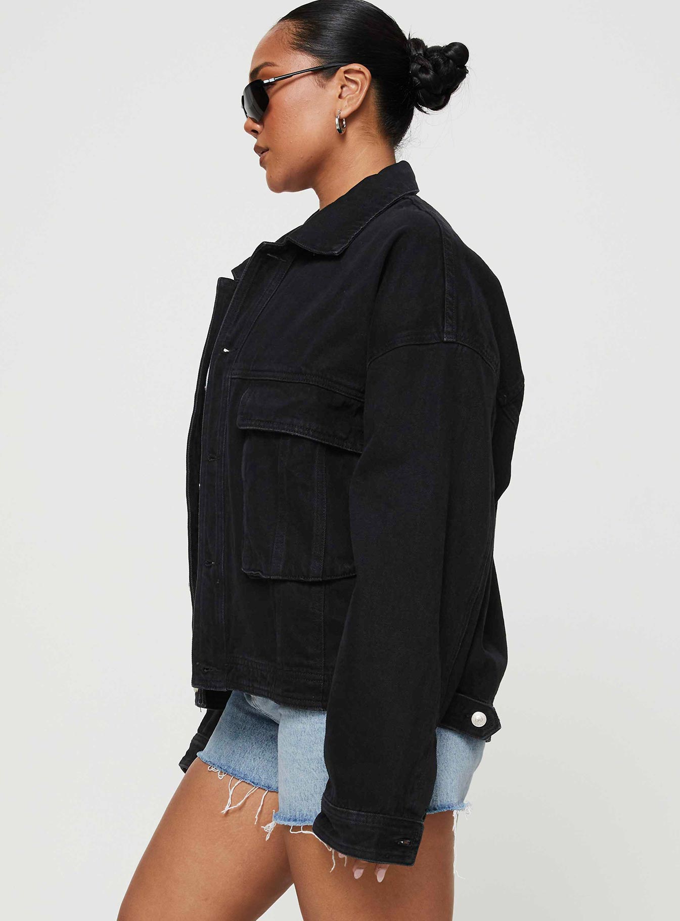 Laurena Denim Shorts Tall Lower Impact - Image 10