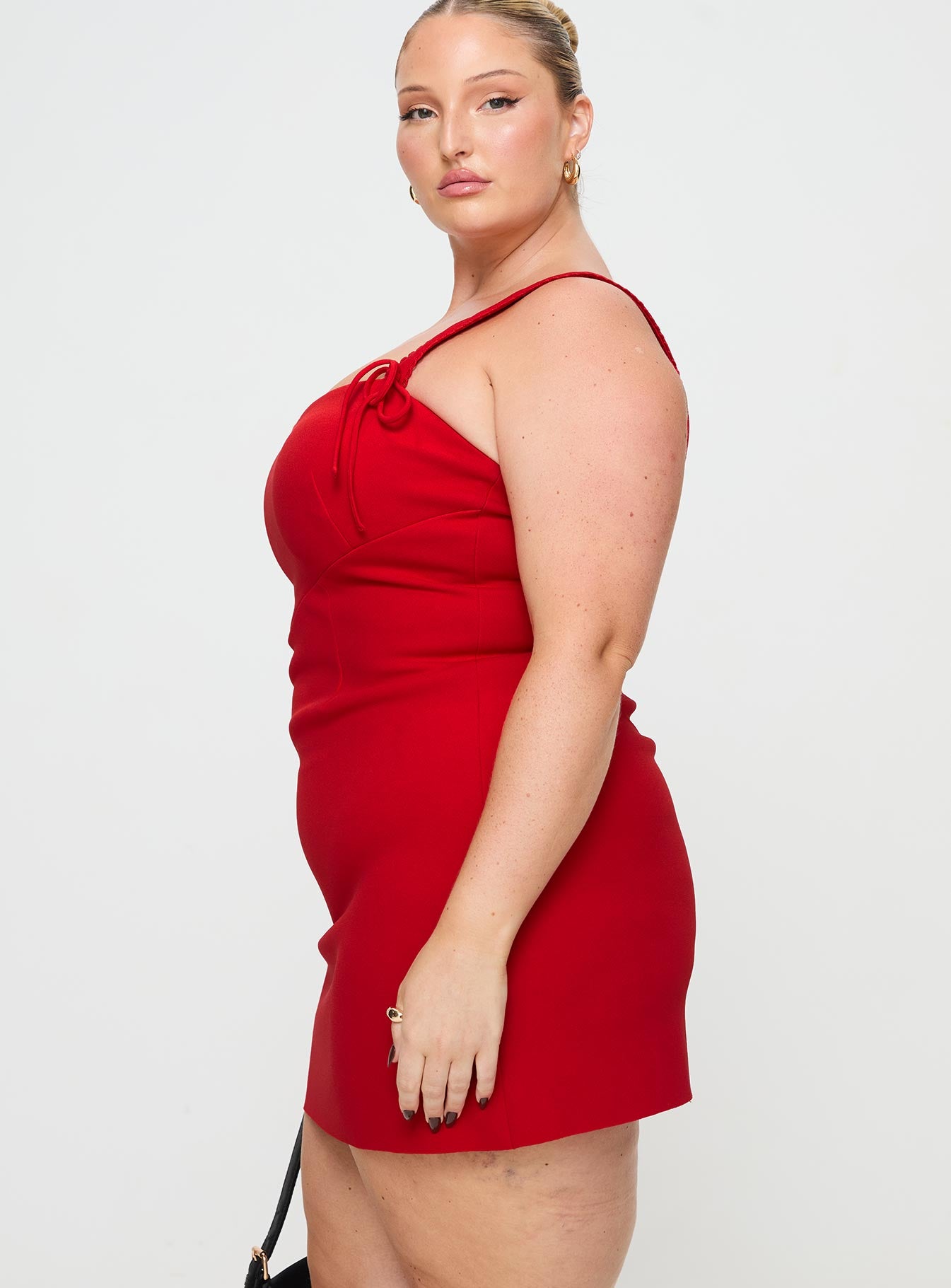 Lovers Quarrel Mini Dress Red Curve - Image 4