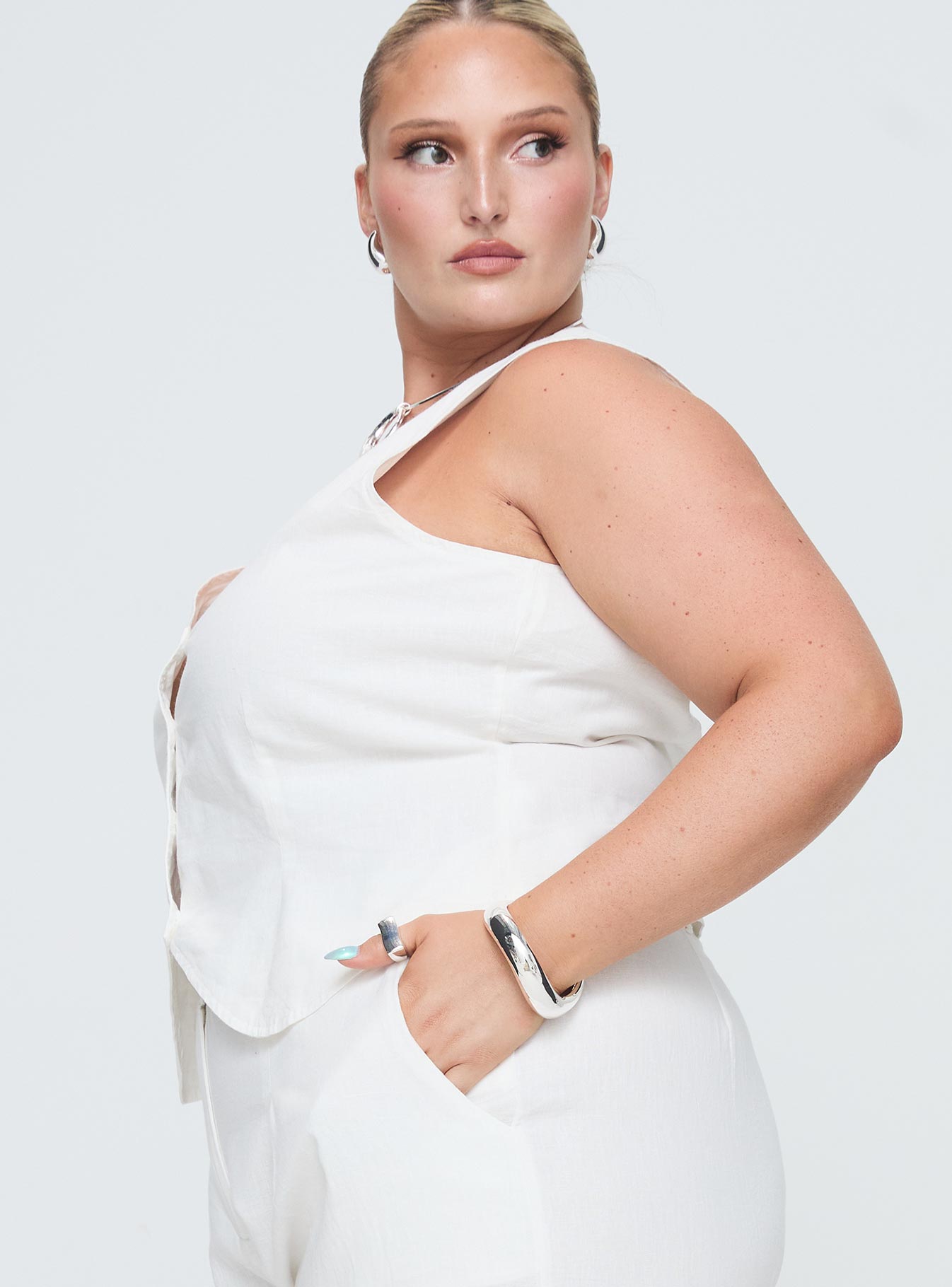 Sofi Vest Top Natural Curve - Image 4