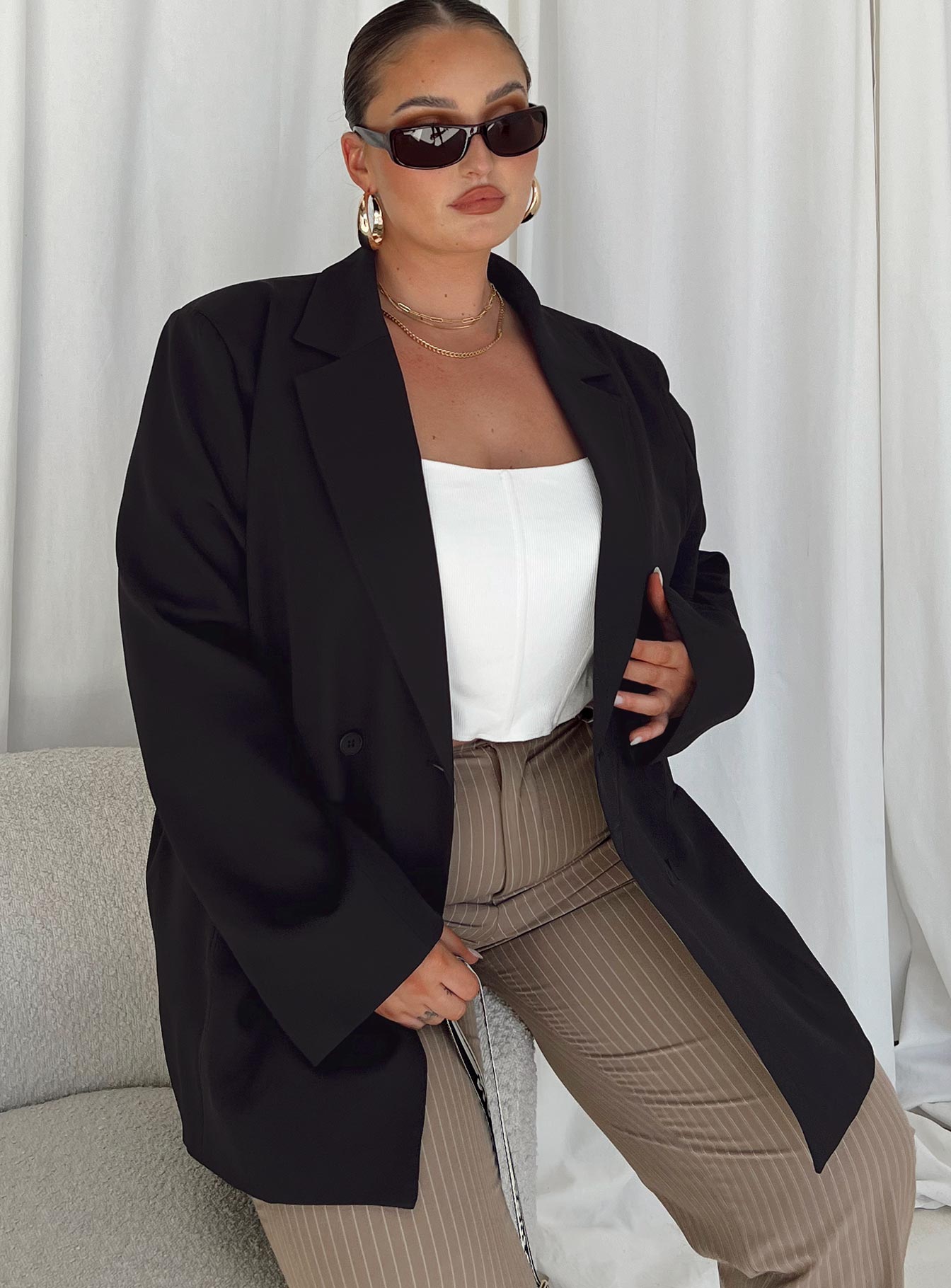 The Ella Blazer Black Curve - Image 3