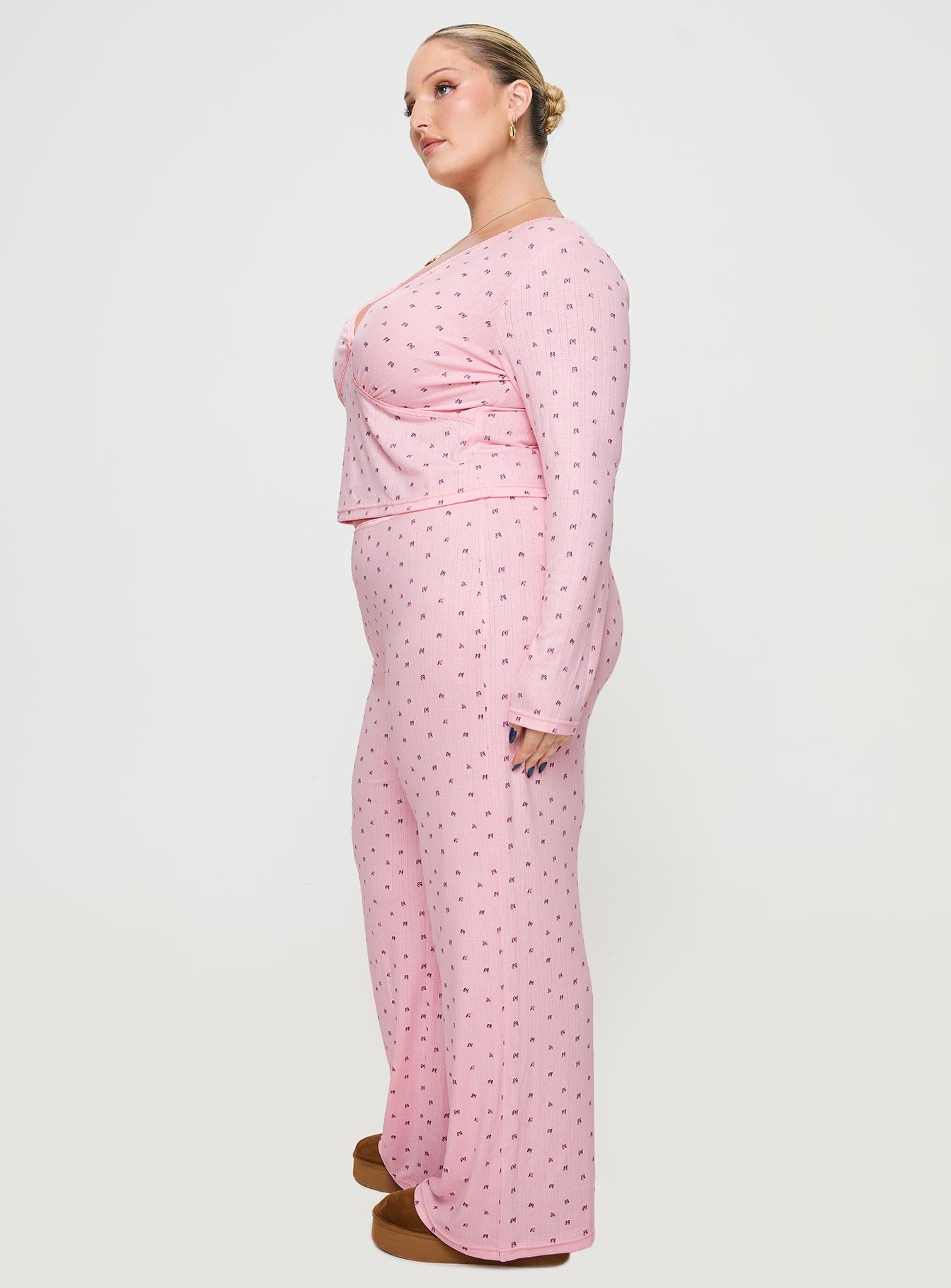 Blueberry Muffin Sleep Set Pink Curve - Image 4