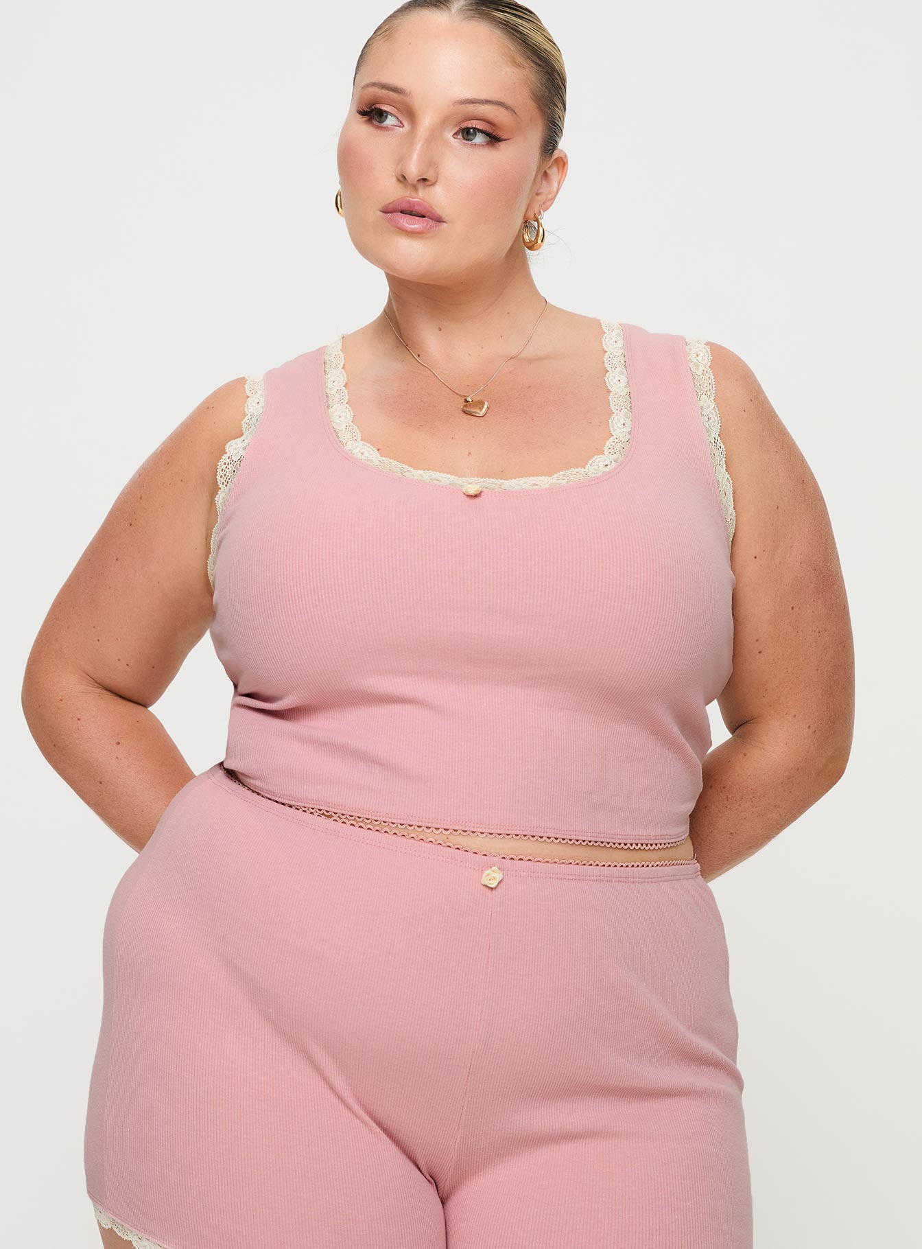 Morning Tea Sleep Set Pink Curve - Image 4