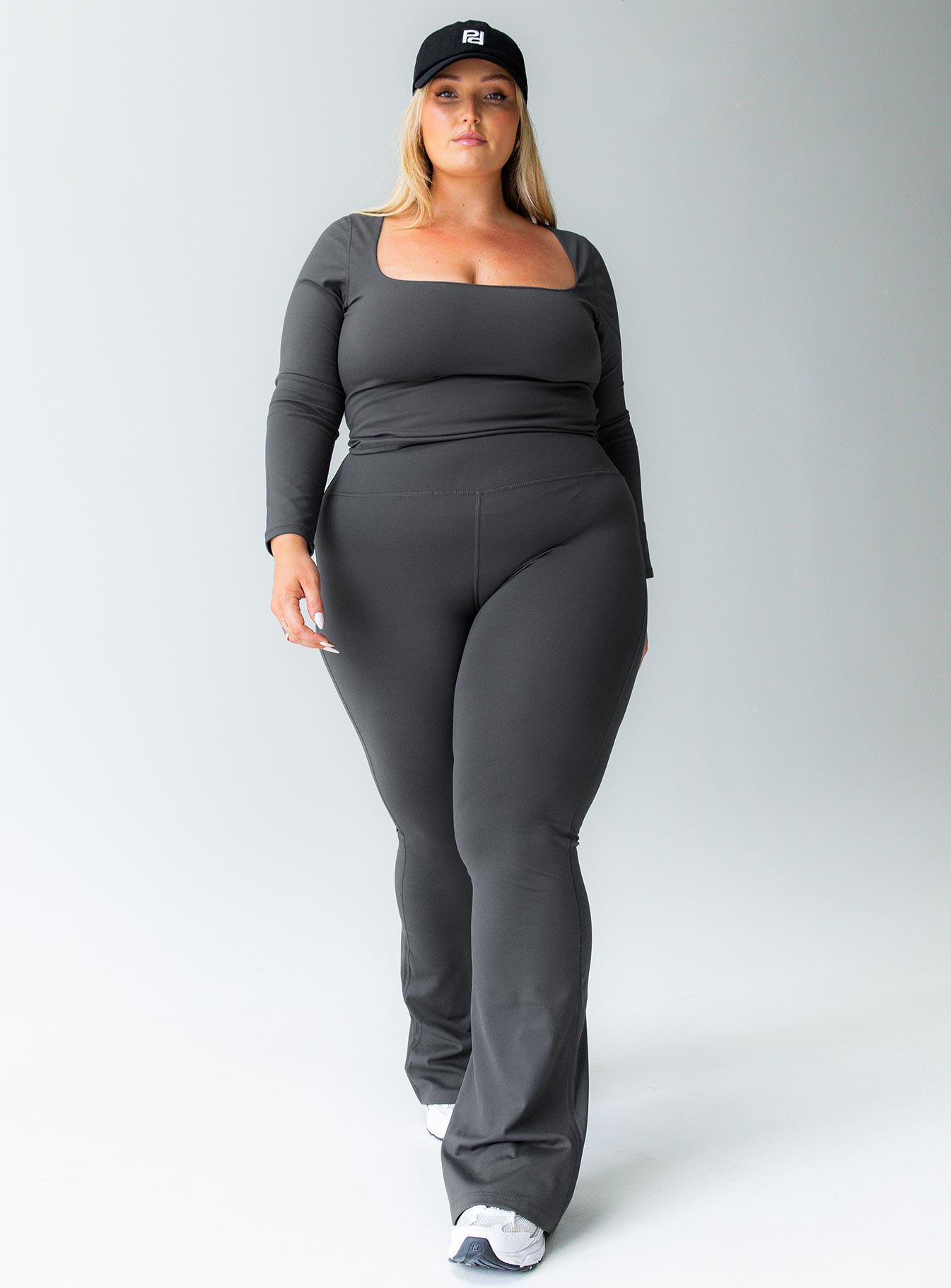 Integrity Activewear Yoga Pants Grey Curve - Image 3