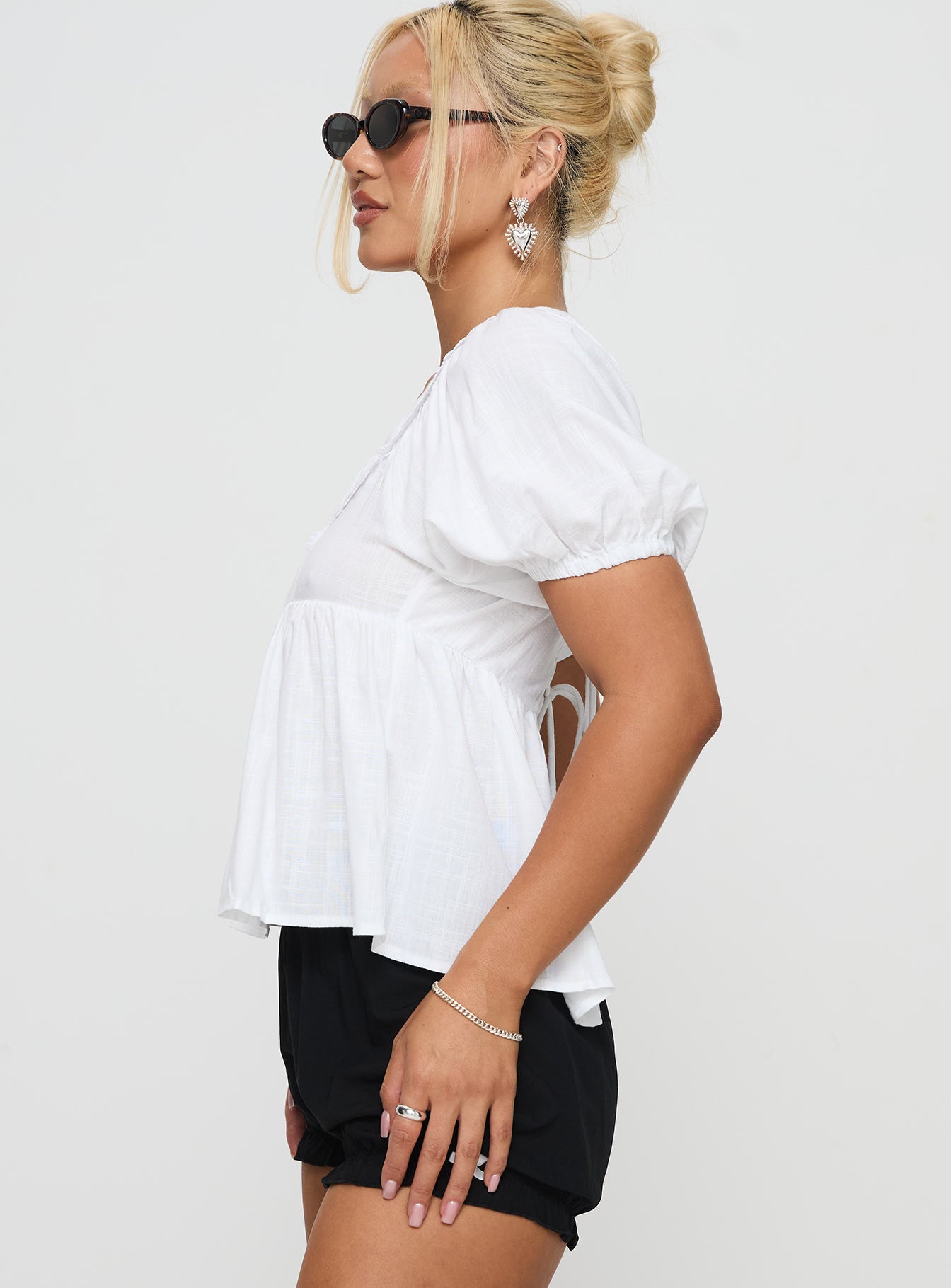 Weyes Smock Top White - Image 4
