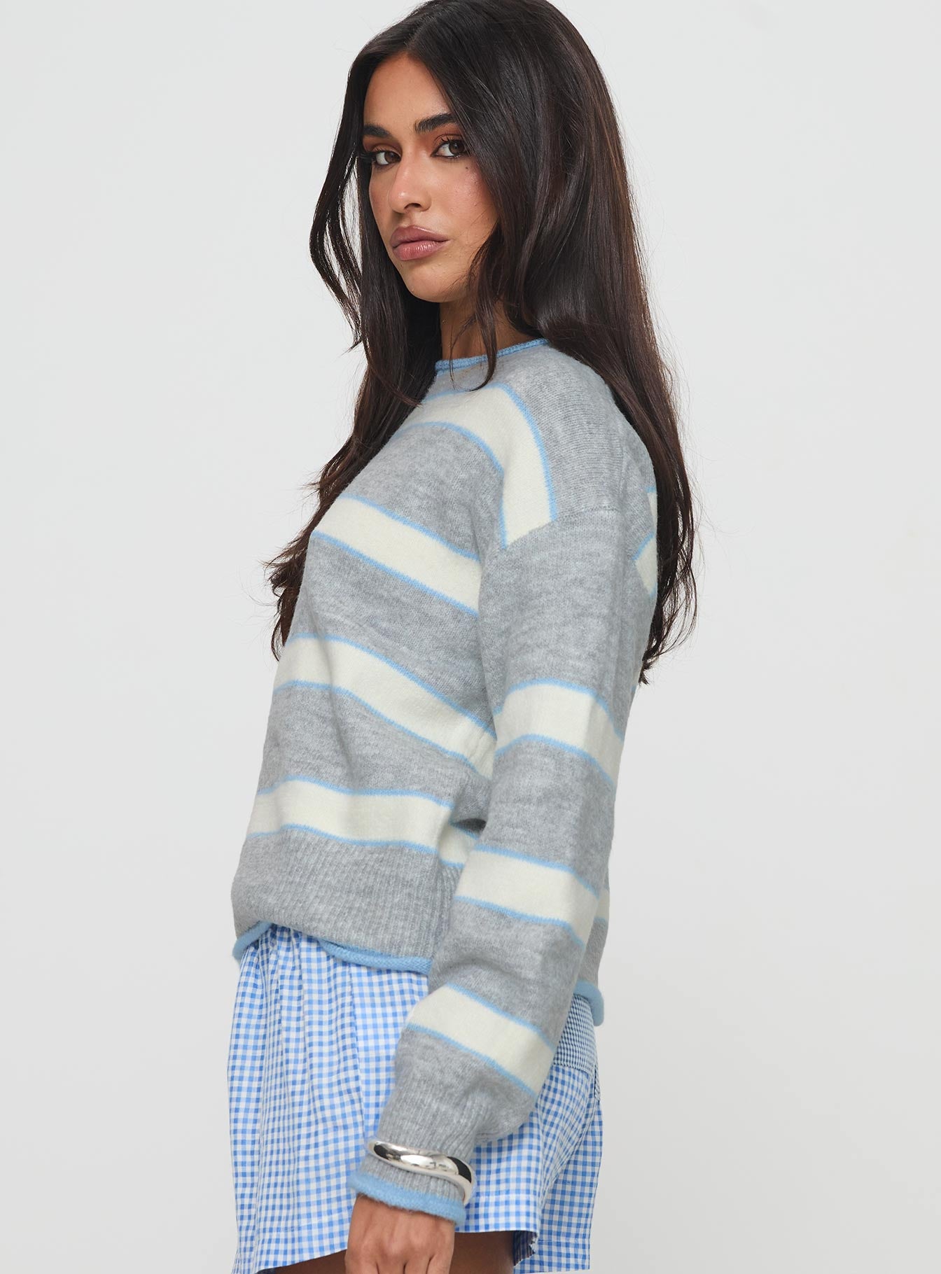 Clydie Knit Sweater Grey - Image 3