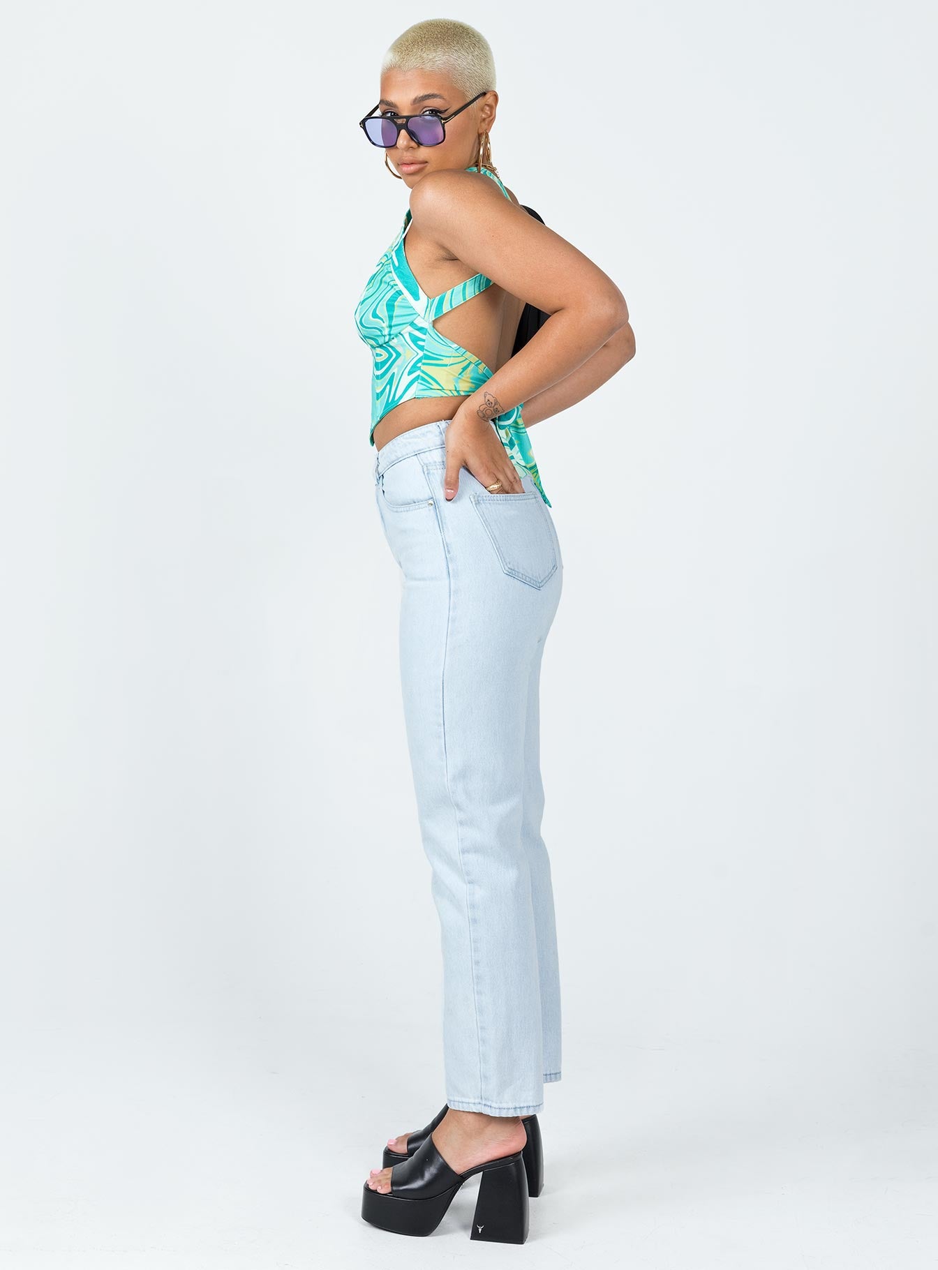 Cedar Straight Leg Denim Jeans - Image 3