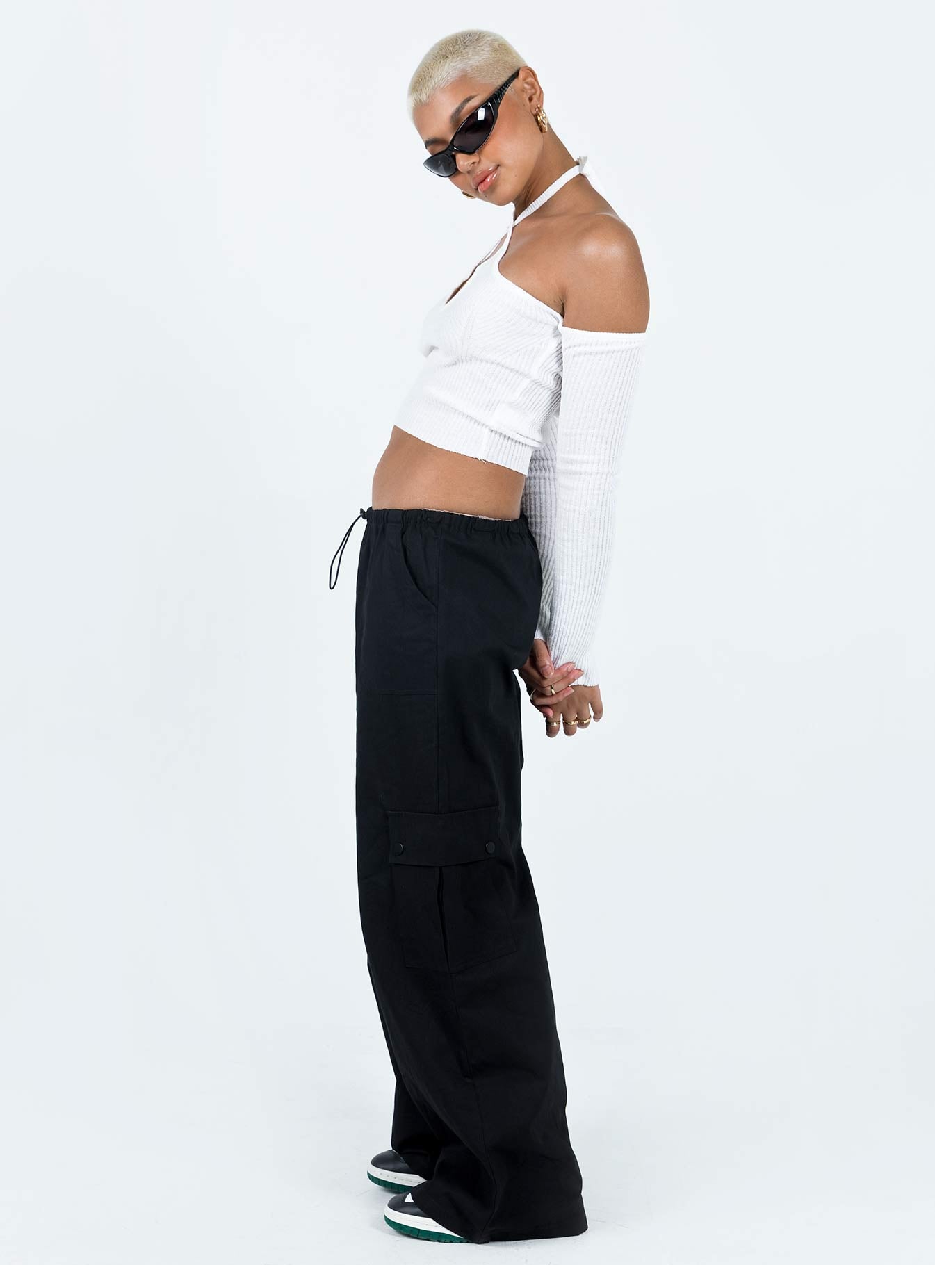 Mackey Cargo Utility Pants Black - Image 3