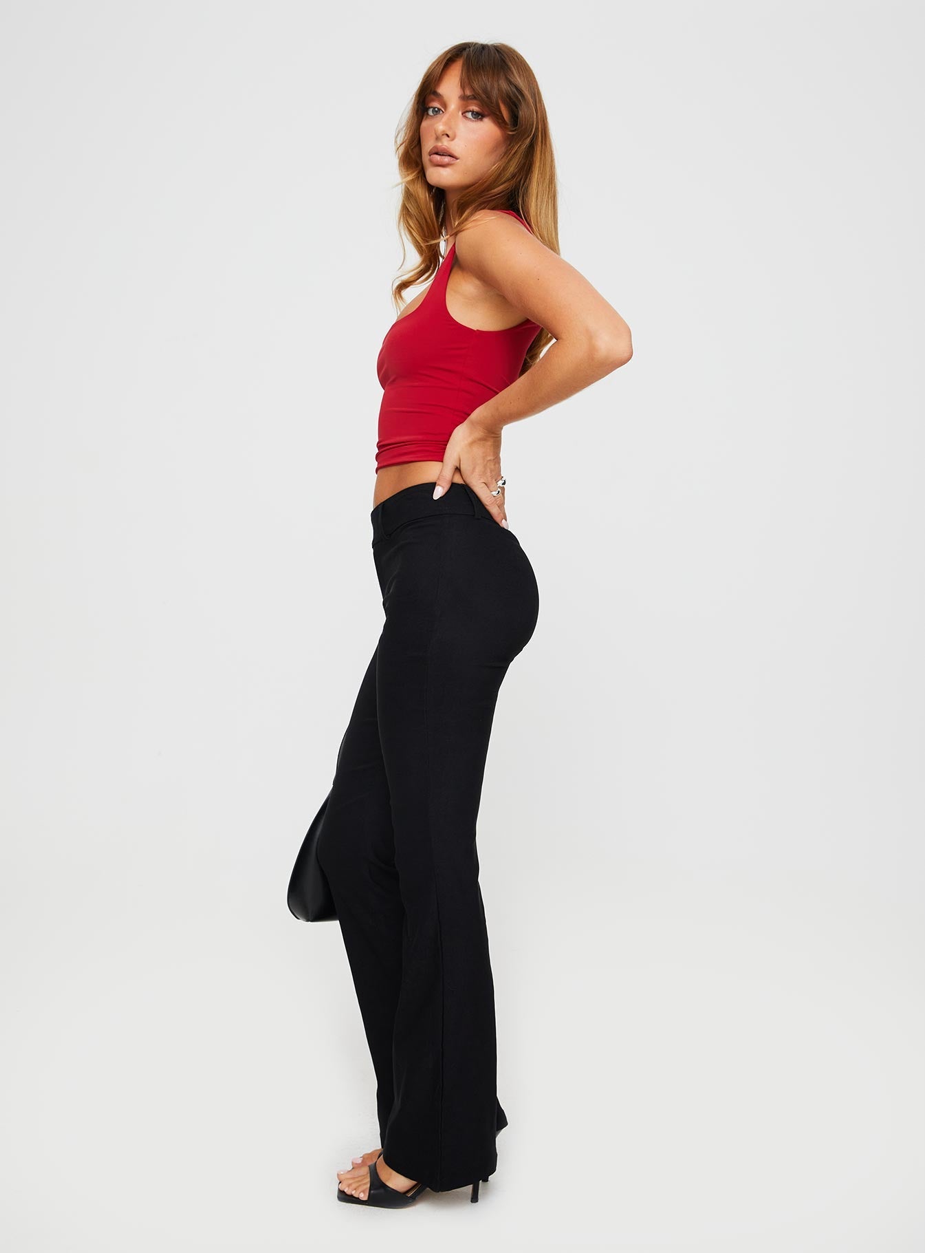 Kinkirk Flared Pants Black Petite - Image 4