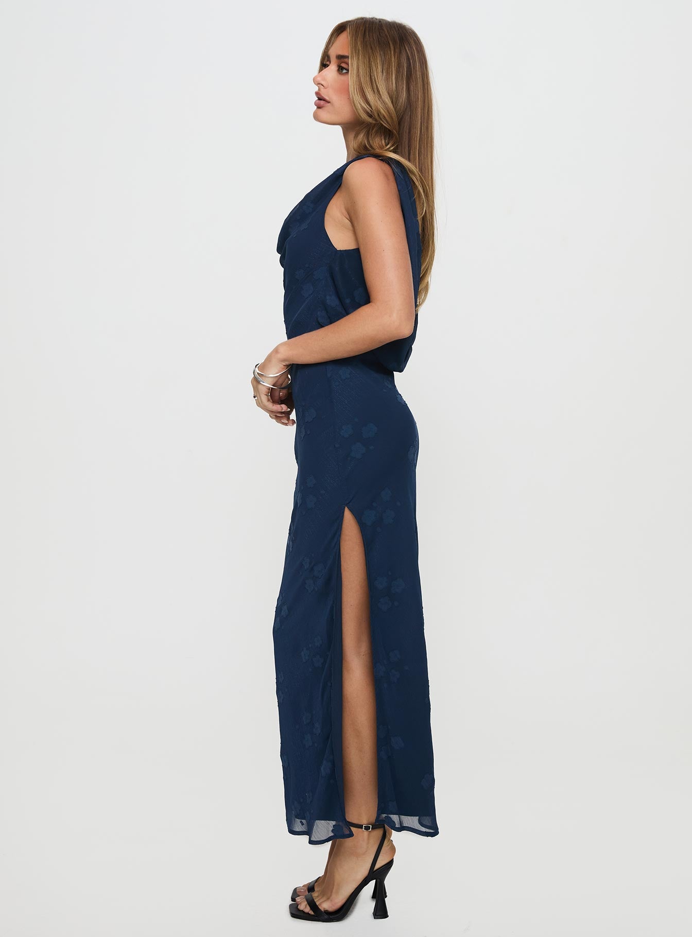 Contessa Maxi Dress Navy - Image 3