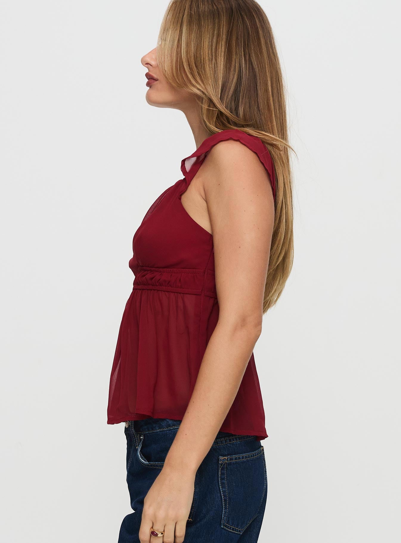 Elysea Top Burgundy - Image 4