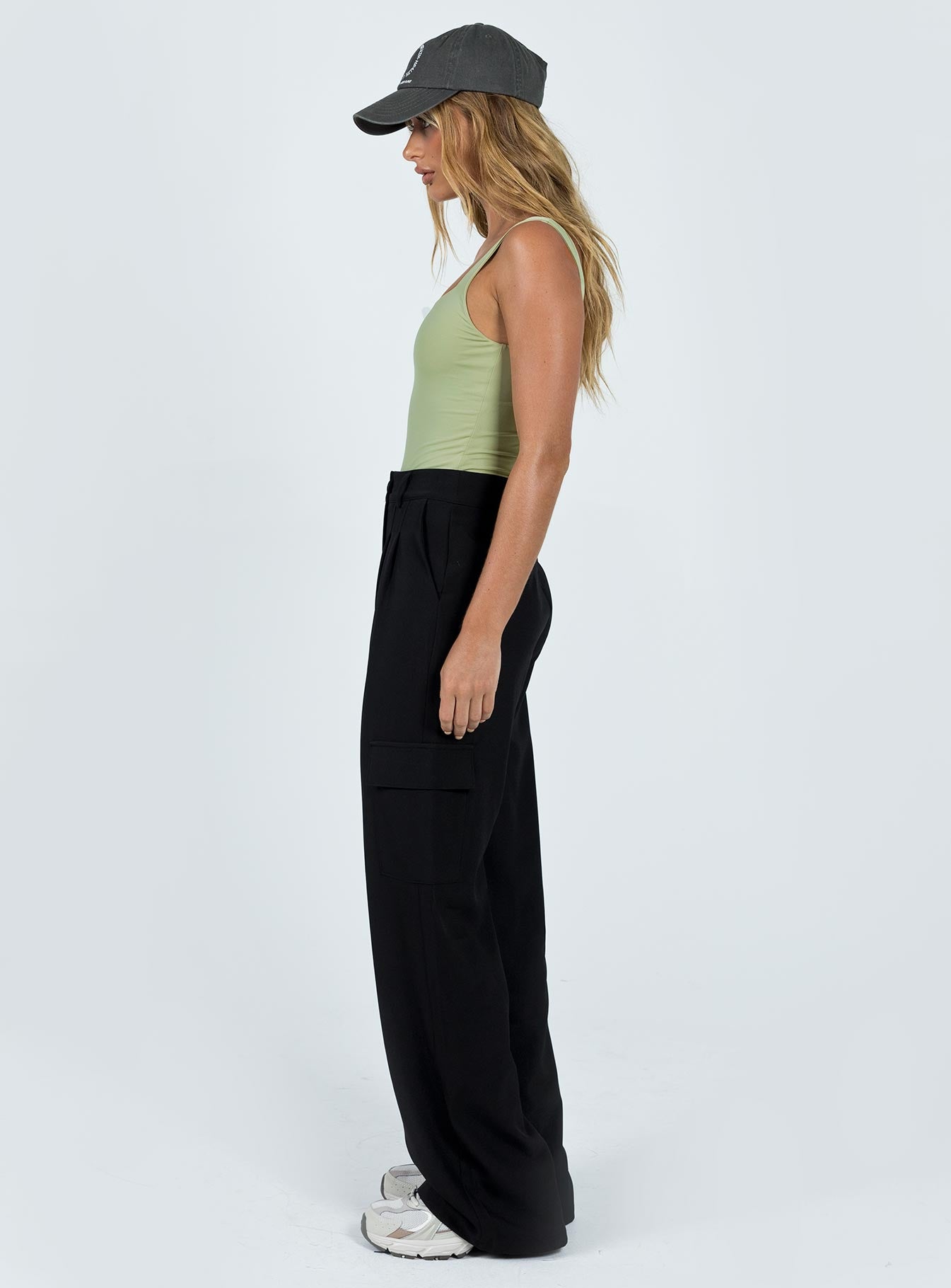 Archer Cargo Pants Black - Image 3