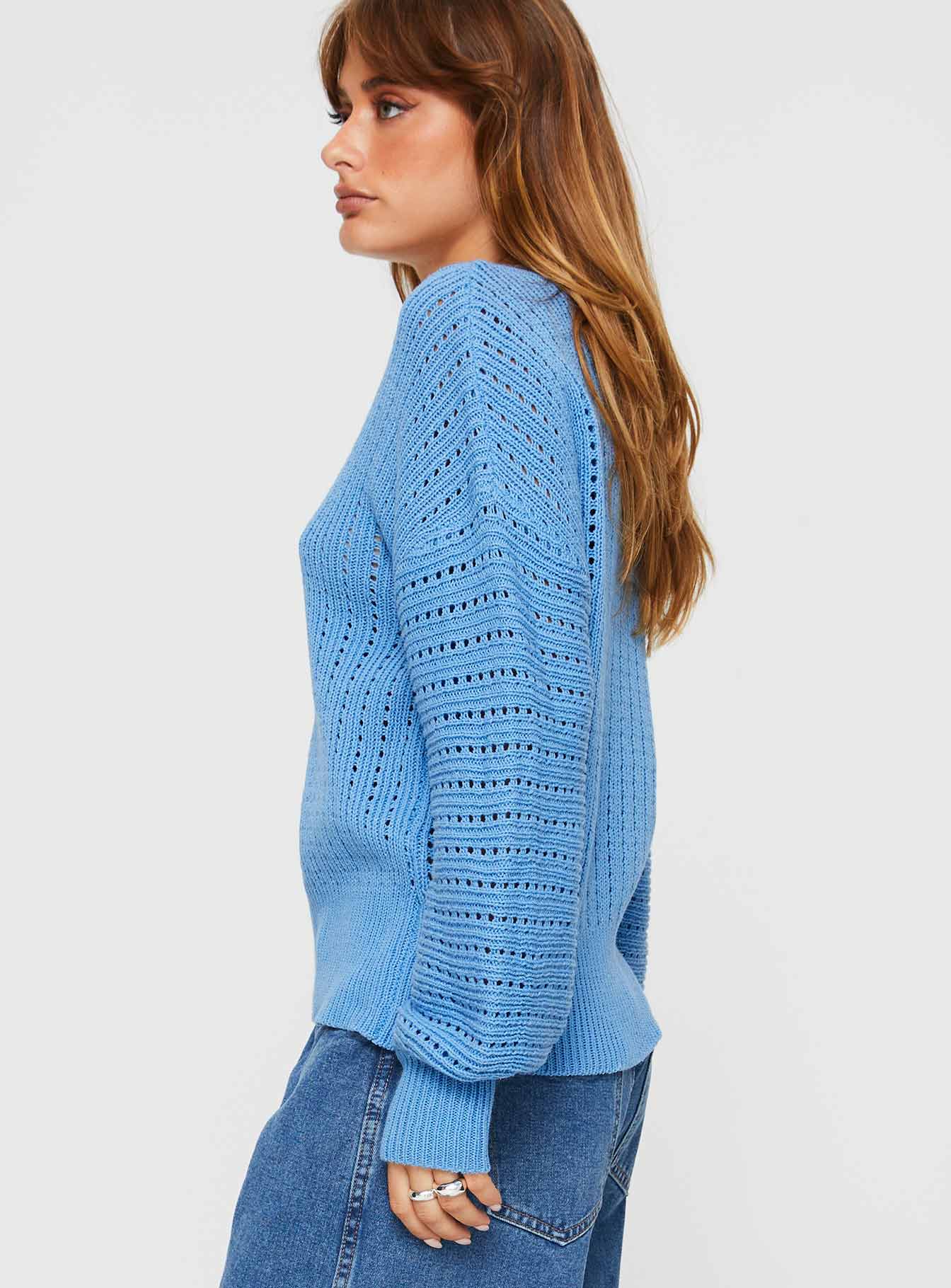 Peachyo Sweater Blue - Image 4