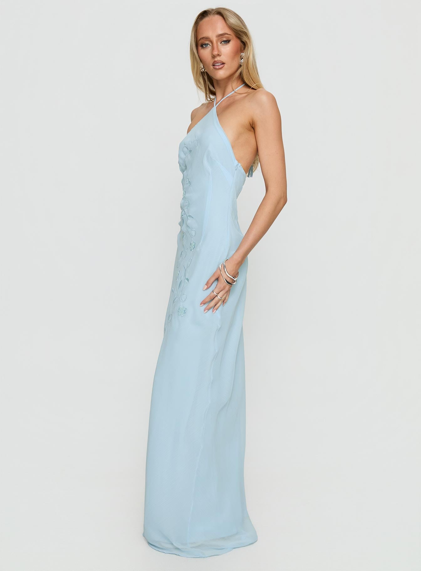 Epilogues Arrowhead Maxi Dress Blue - Image 4