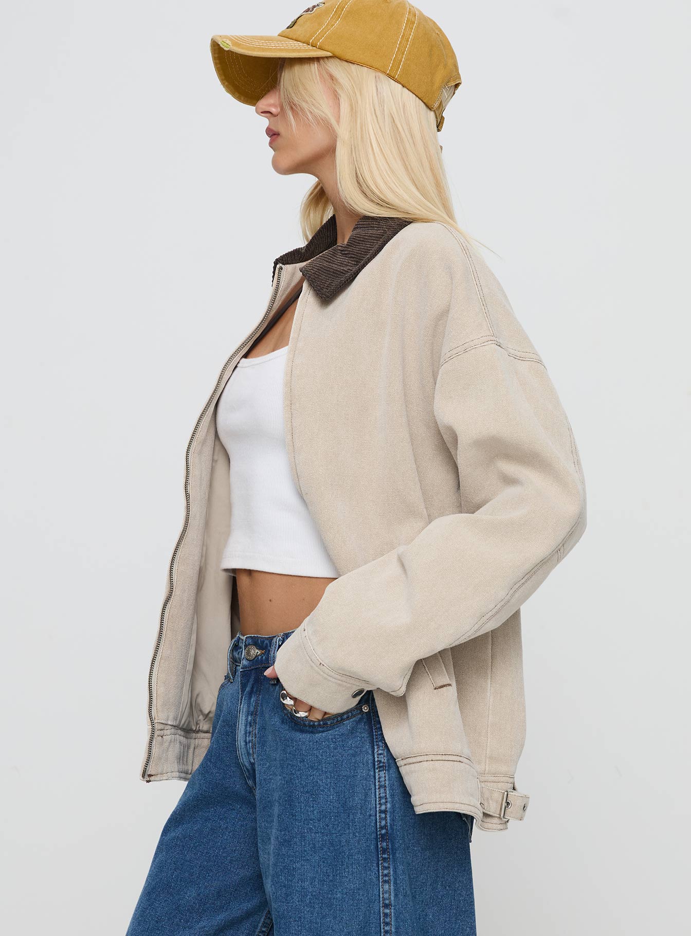 Workwear Jacket Stone - Image 4