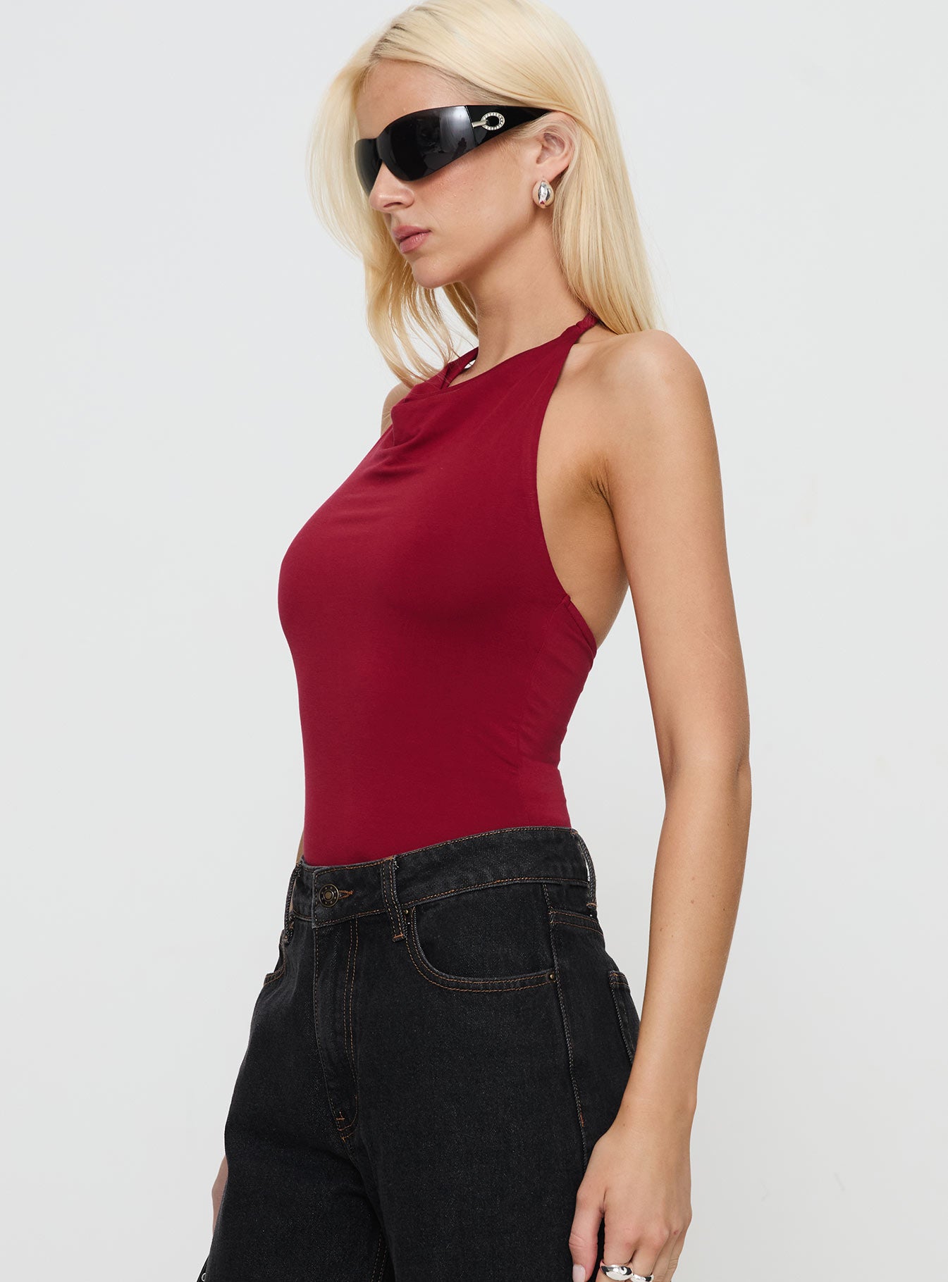 Imposter Bodysuit Cherry Red - Image 4