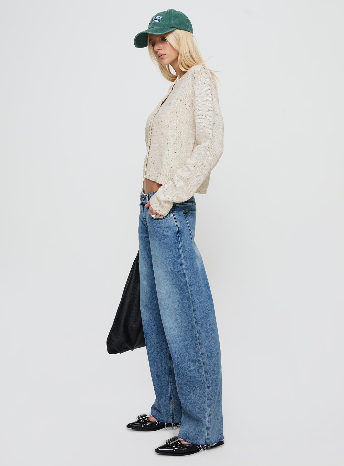 Sabryna Low Rise Straight Leg Jeans Blue - Image 4