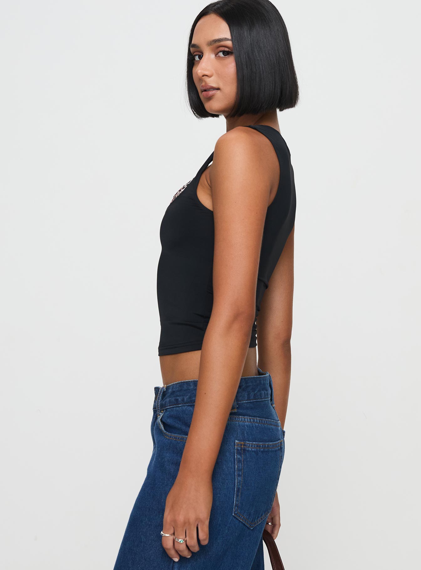 Xandi Top Black Leopard - Image 4