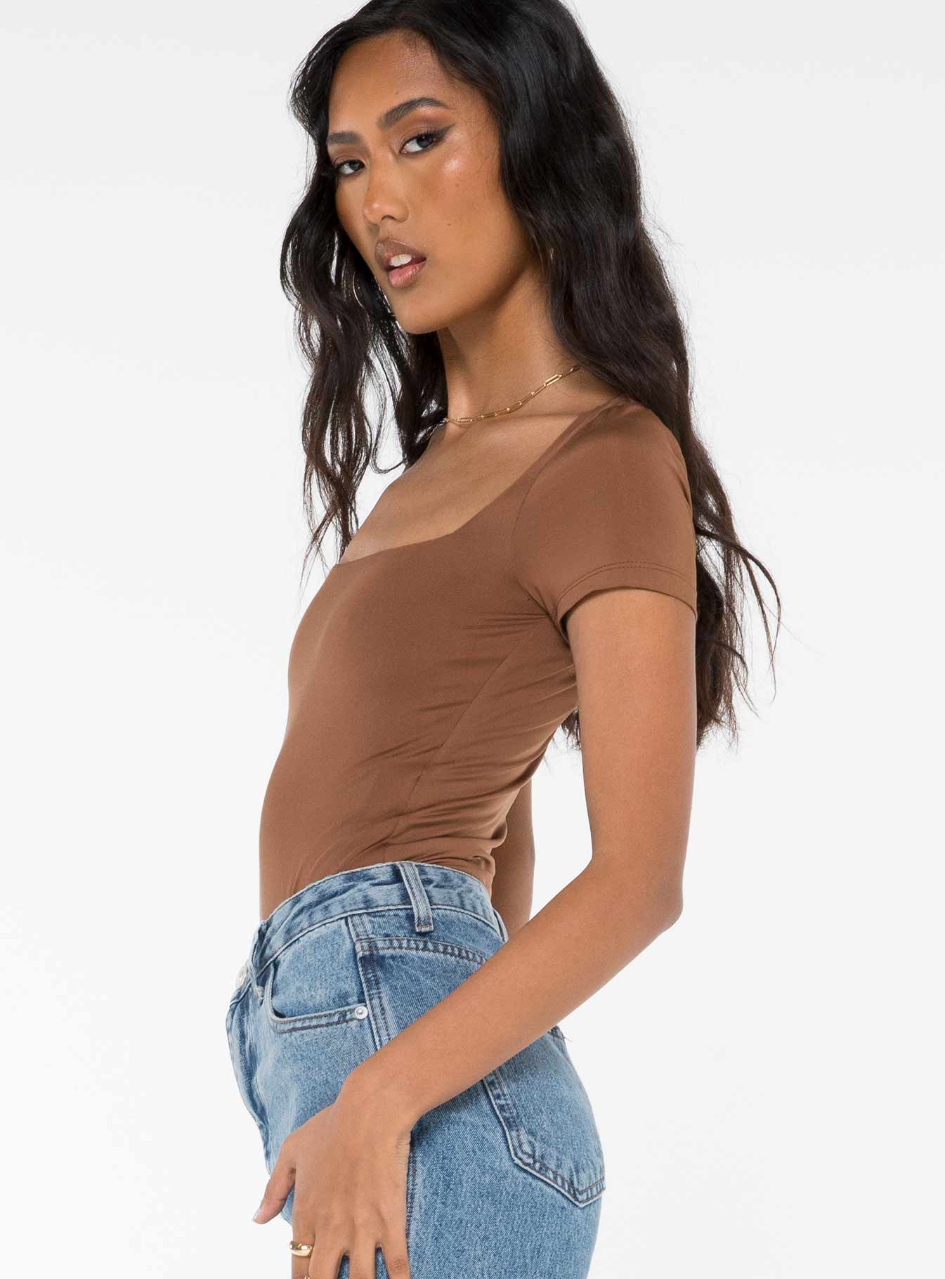 Byer Bodysuit Brown - Image 4