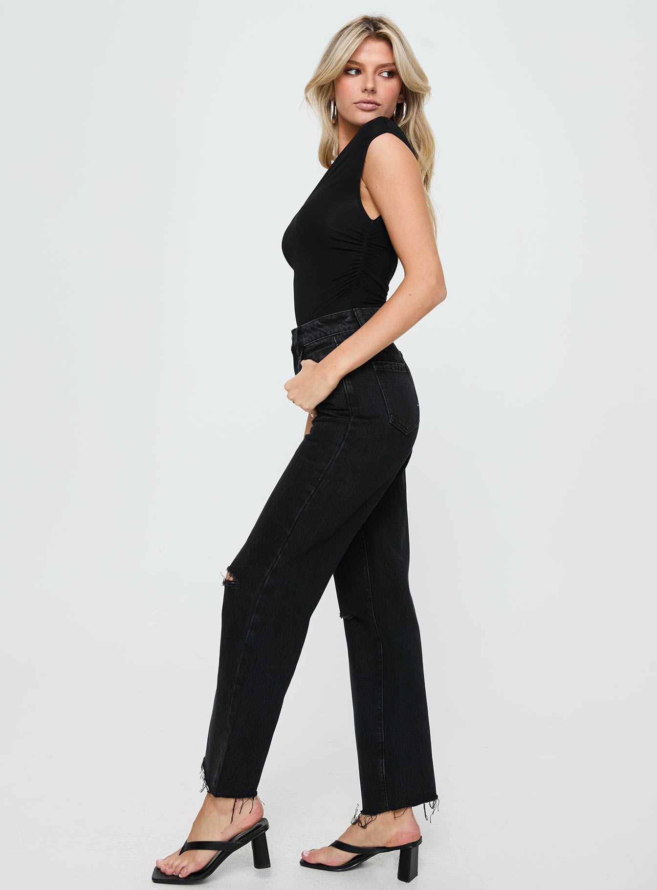 Thorne Denim Jeans Washed Black - Image 3