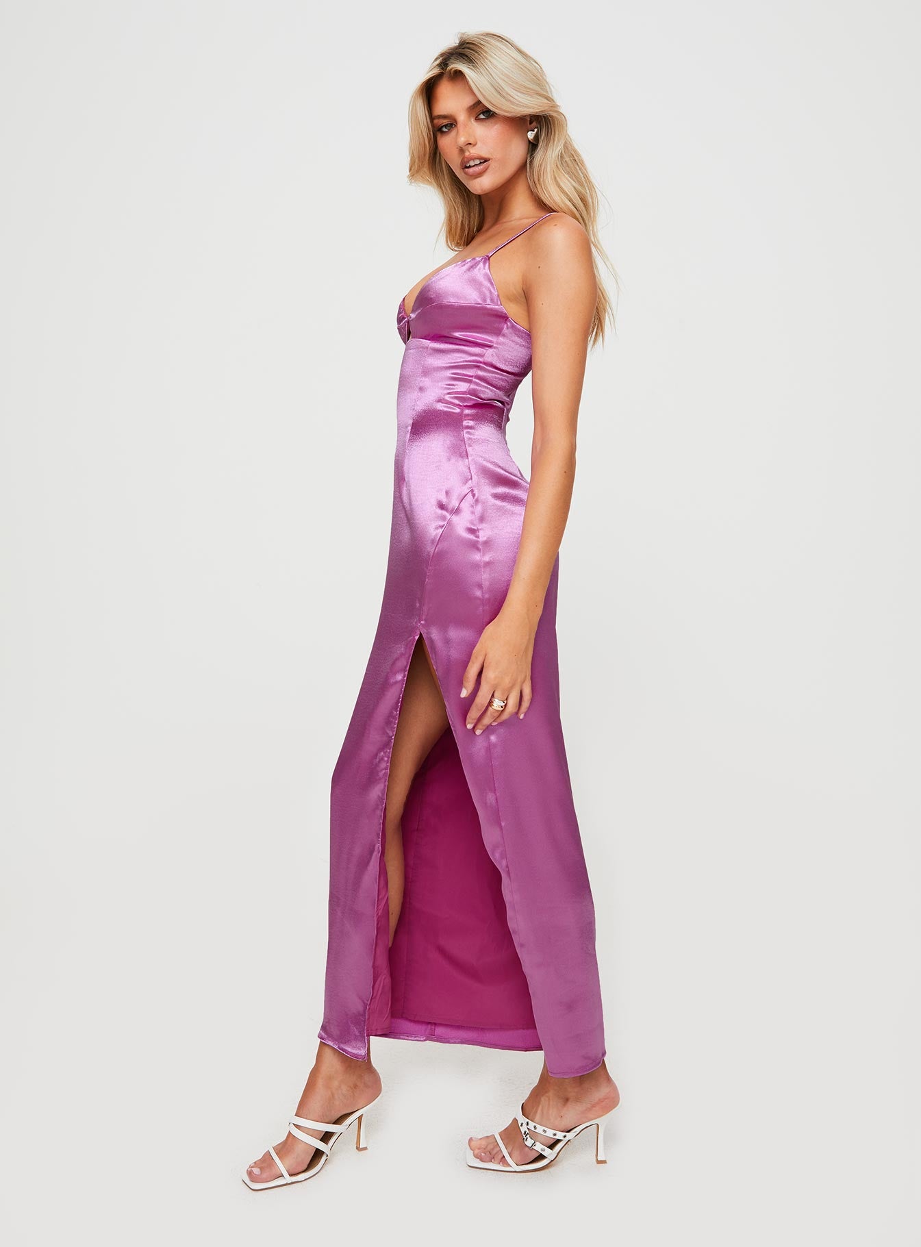 Amandine Maxi Dress Pink - Image 4