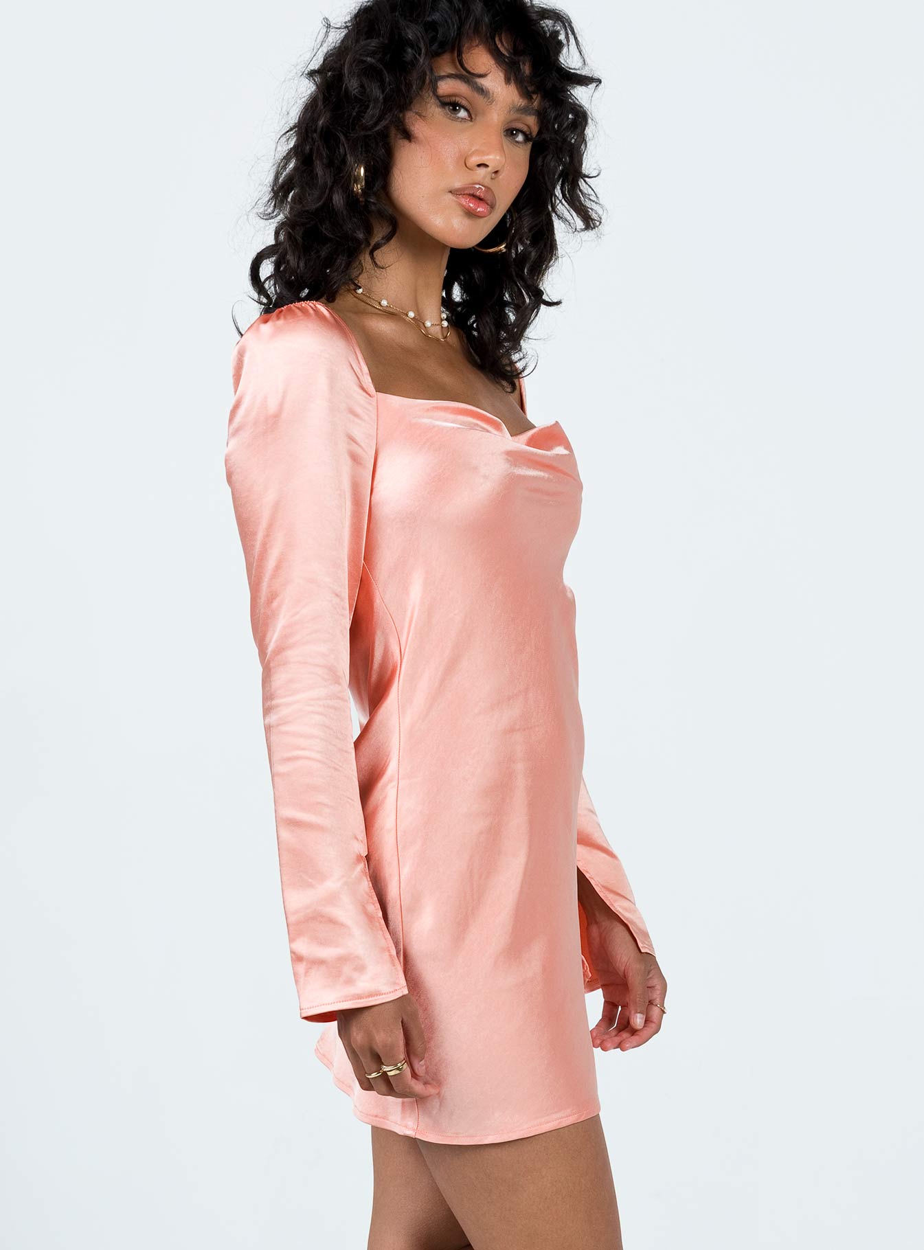 Star Power Mini Dress Baby Pink - Image 4
