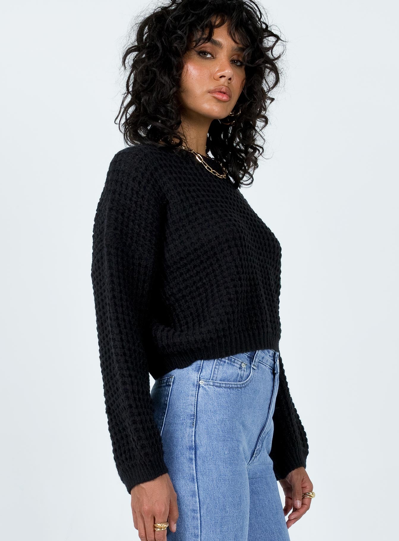 Brookside Sweater Black - Image 4
